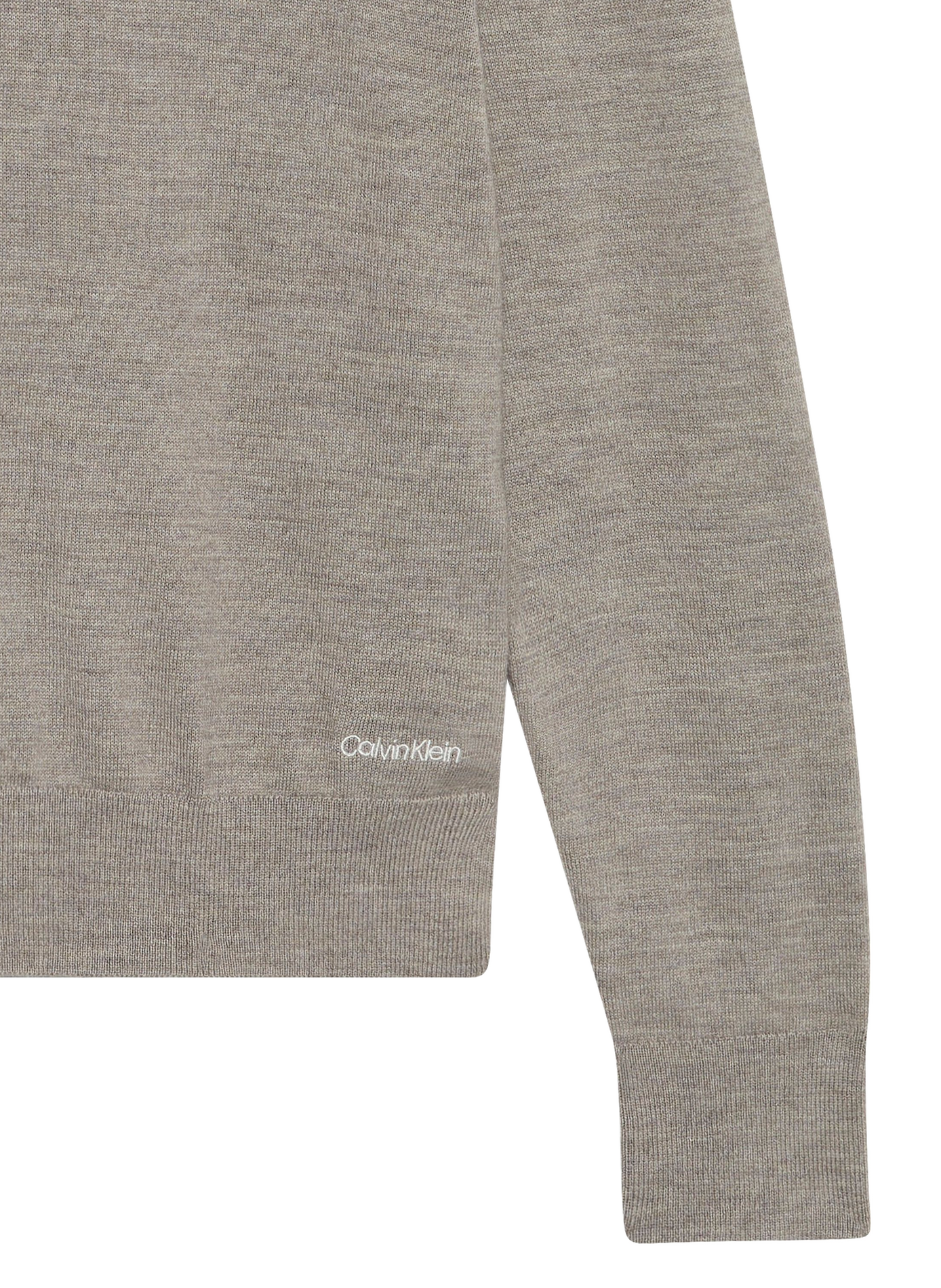 Oversize Pullover mit Stehkragen CALVIN KLEIN Beige