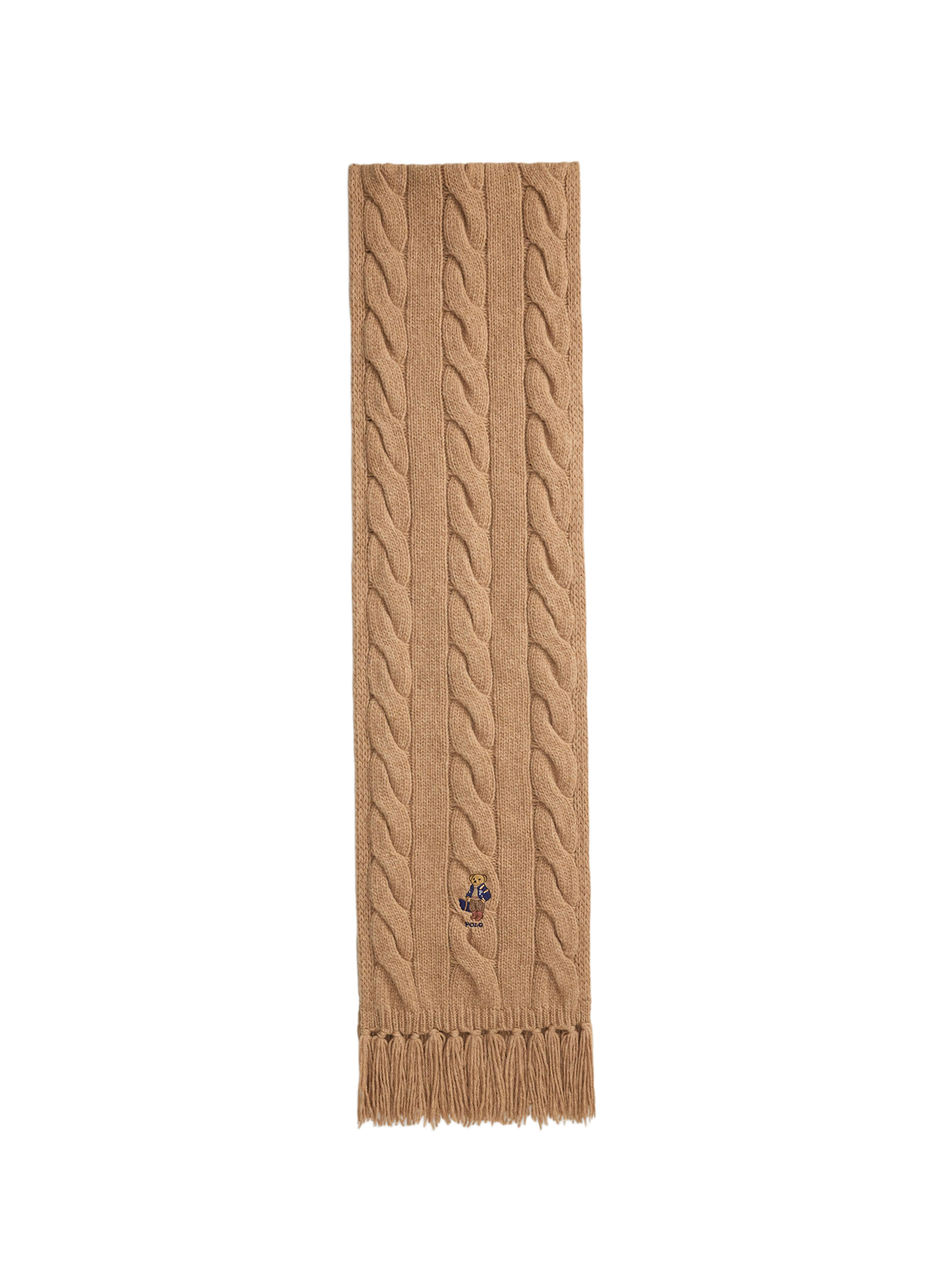 Echarpe unie en laine mélangée  POLO RALPH LAUREN Beige