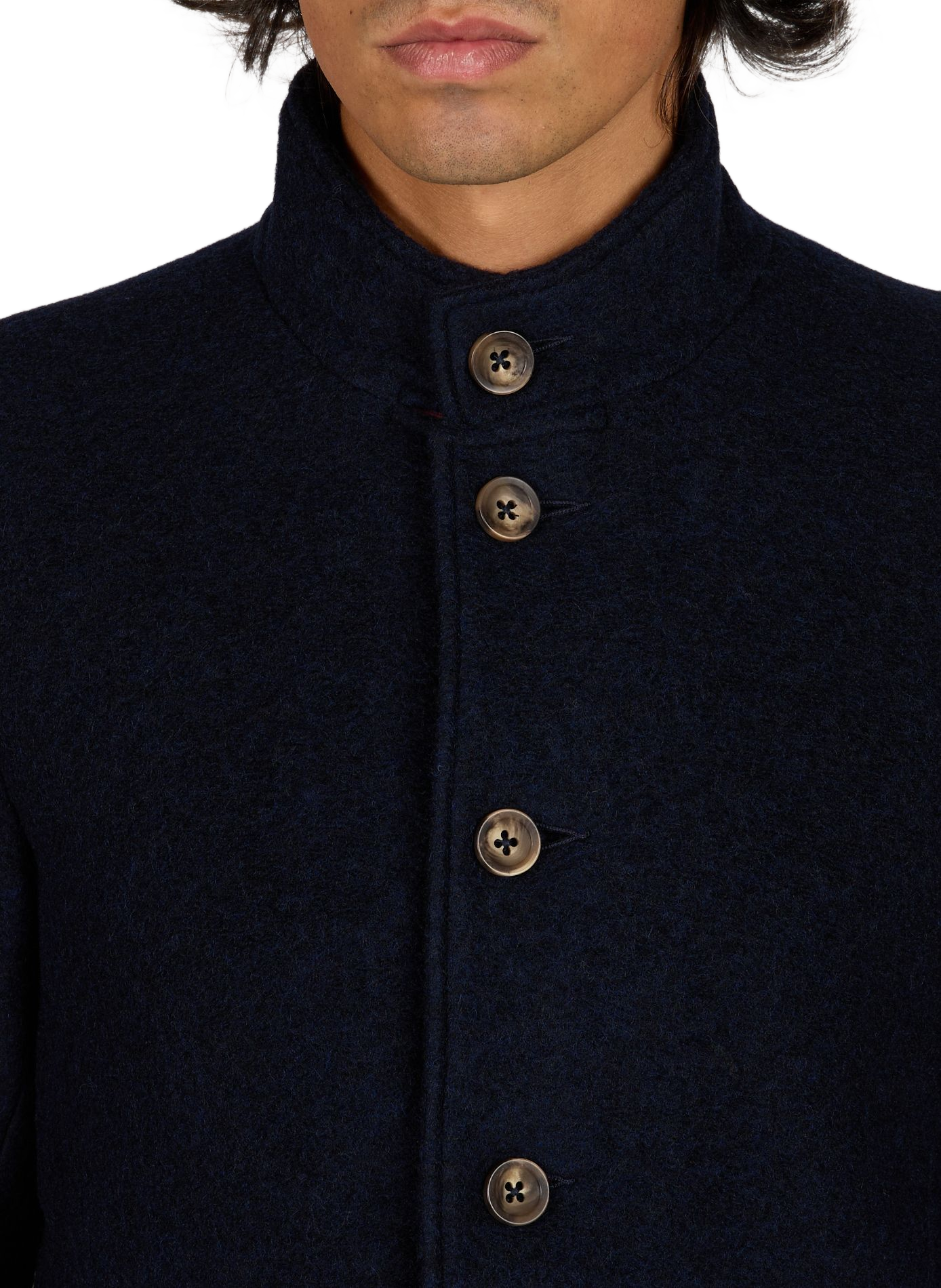 Straight buttoned coat 1789 CALA Blue