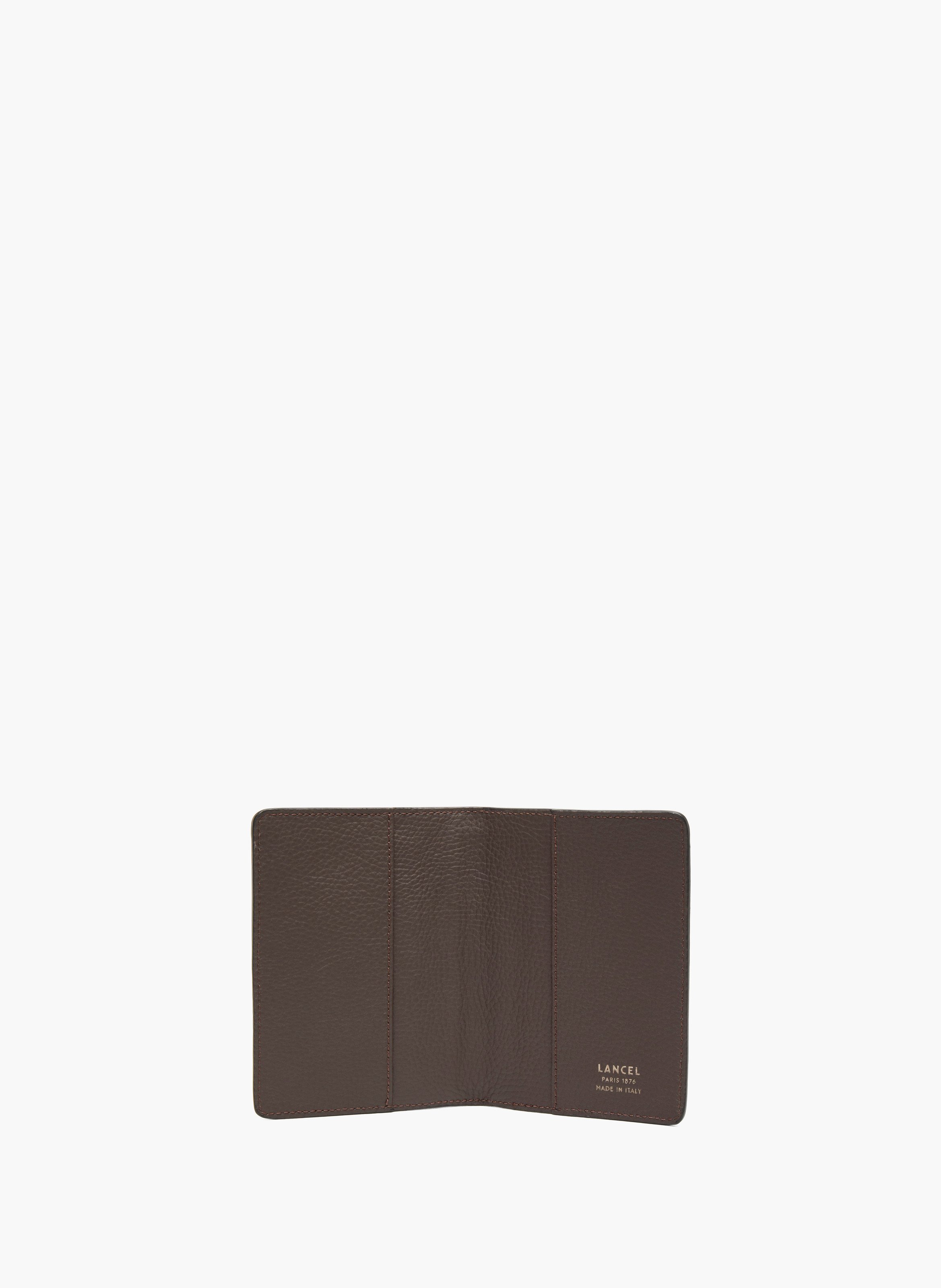 Porte-passeport charlie de lancel en cuir LANCEL Gris