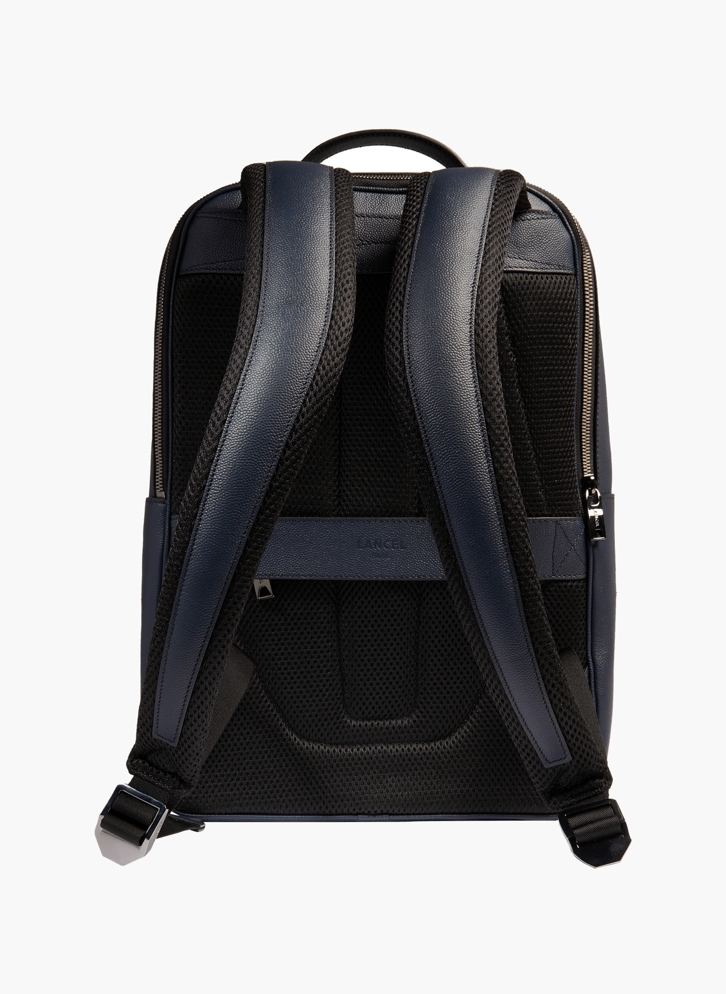 Sac à dos convertible 2 zip charlie de lancel en cuir LANCEL Bleu