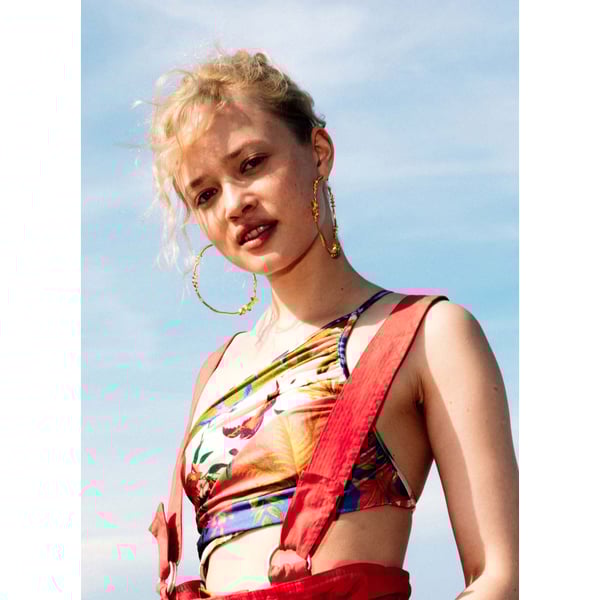 Boucles d'oreille Frozen In Time plaquées or