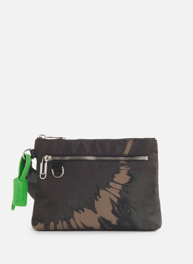 Printed clutch OFF-WHITE