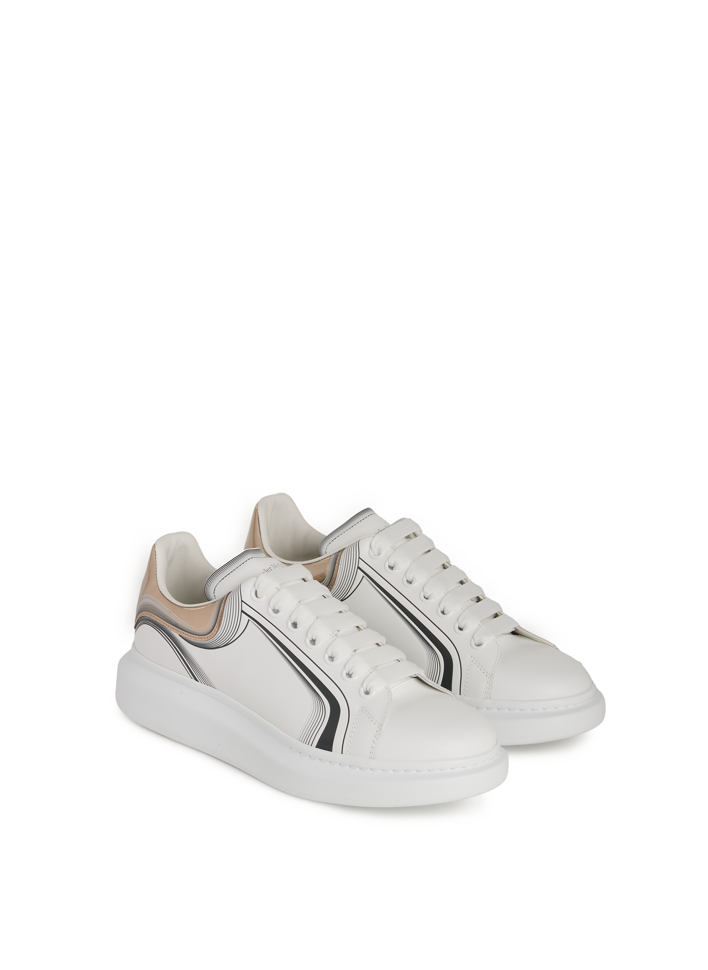 Baskets oversize en cuir