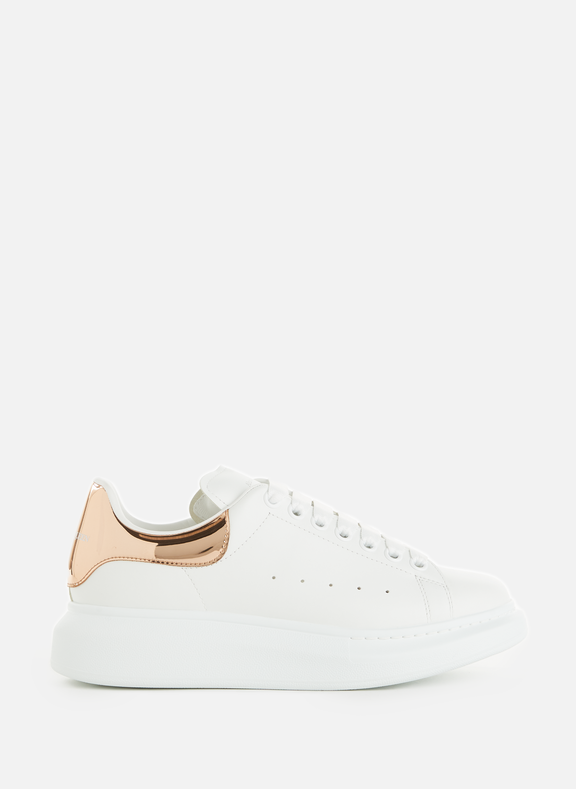 ALEXANDER MCQUEEN Leather sneakers White