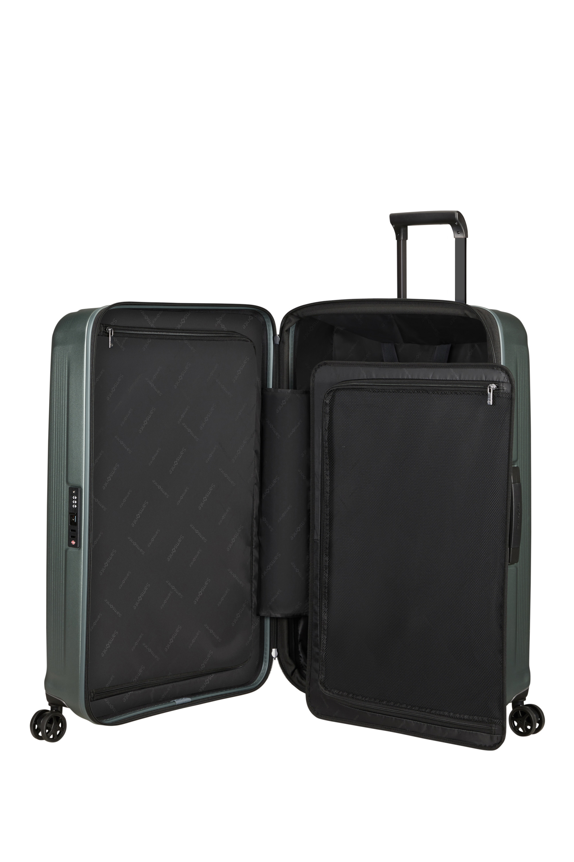 Nuon valise 4 roues taille xl SAMSONITE Vert