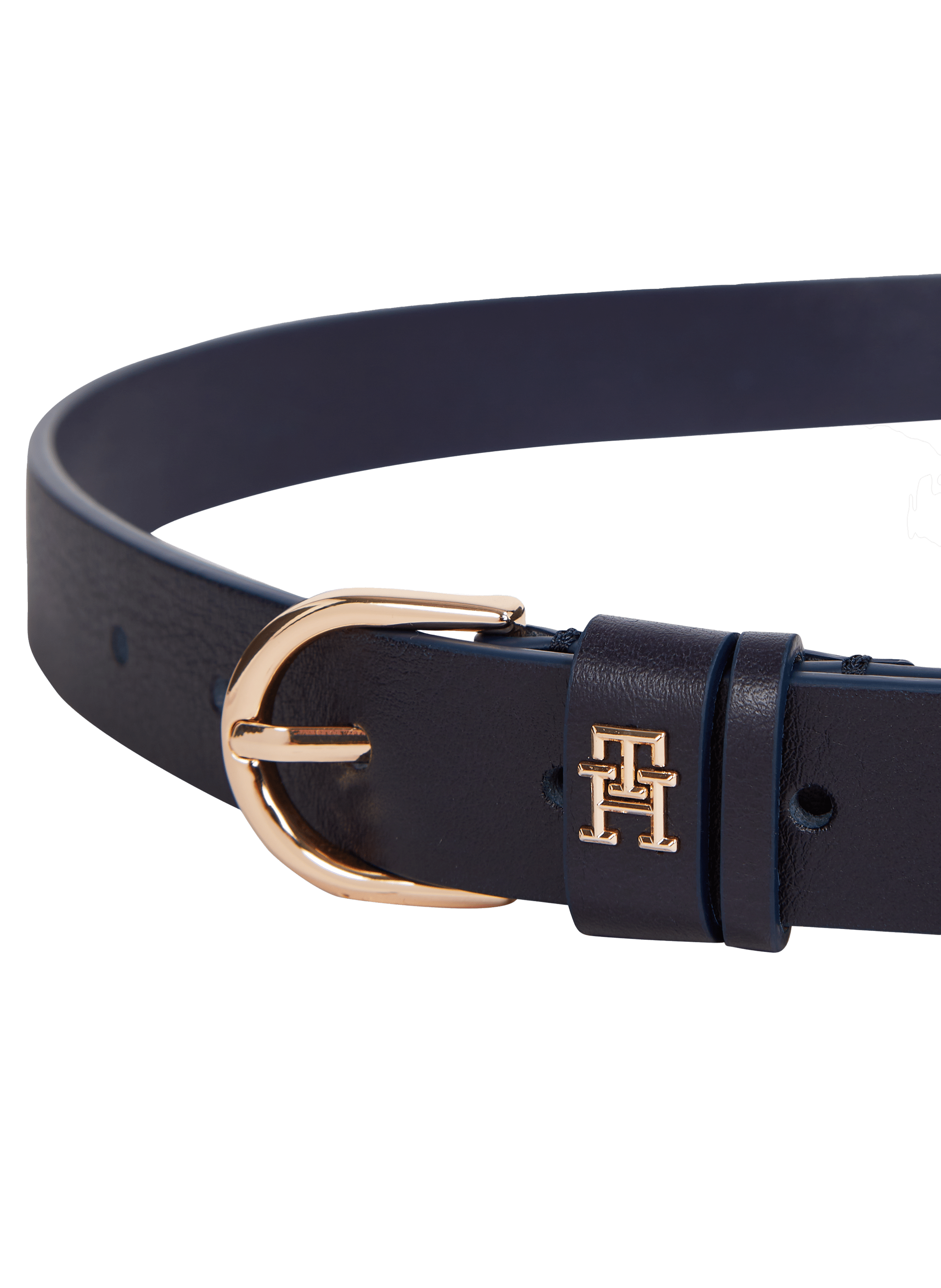 Ceinture en cuir TOMMY HILFIGER Bleu