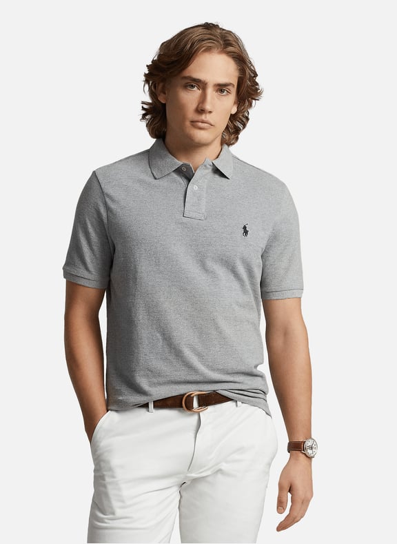 Cotton polo shirt Grey by POLO RALPH LAUREN POLO RALPH LAUREN Cotton polo shirt Grey