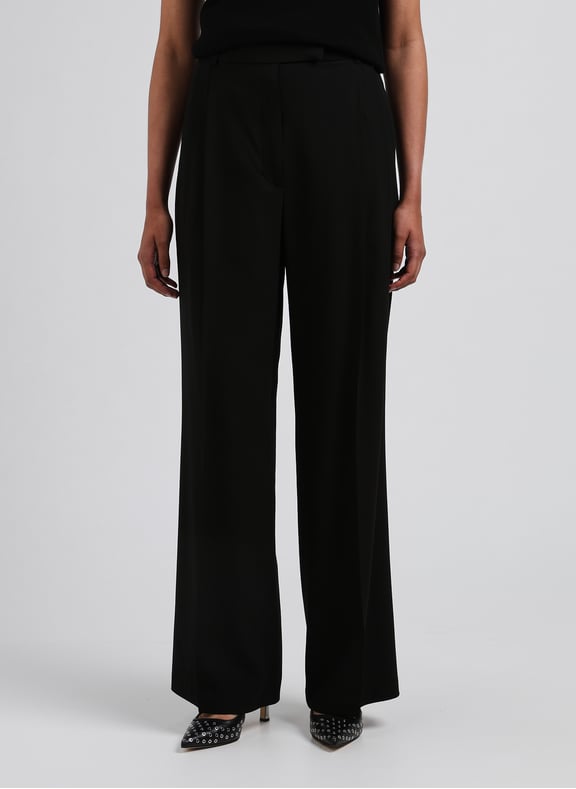 Pantalon droit en laine mélangé Blanc by ROHE FRAMES ROHE FRAMES Pantalon droit en laine mélangé Blanc