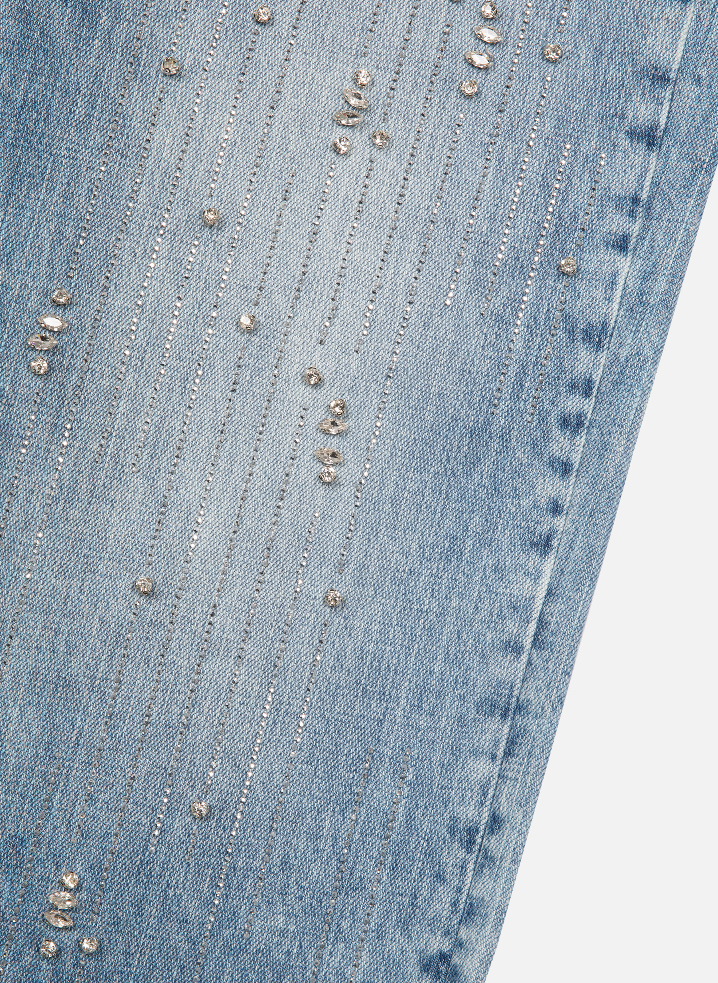 Jean droit avec strass THE KOOPLES Bleu