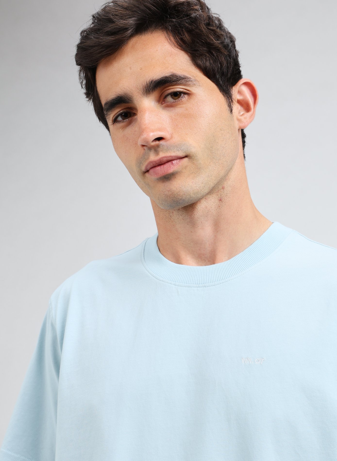 Classic Cotton T-Shirt NN.07 Blue