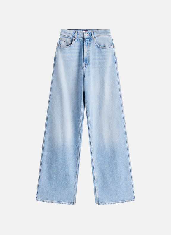 Jean jambe ample taille haute Bleu by TOMMY HILFIGER TOMMY HILFIGER Jean jambe ample taille haute Bleu
