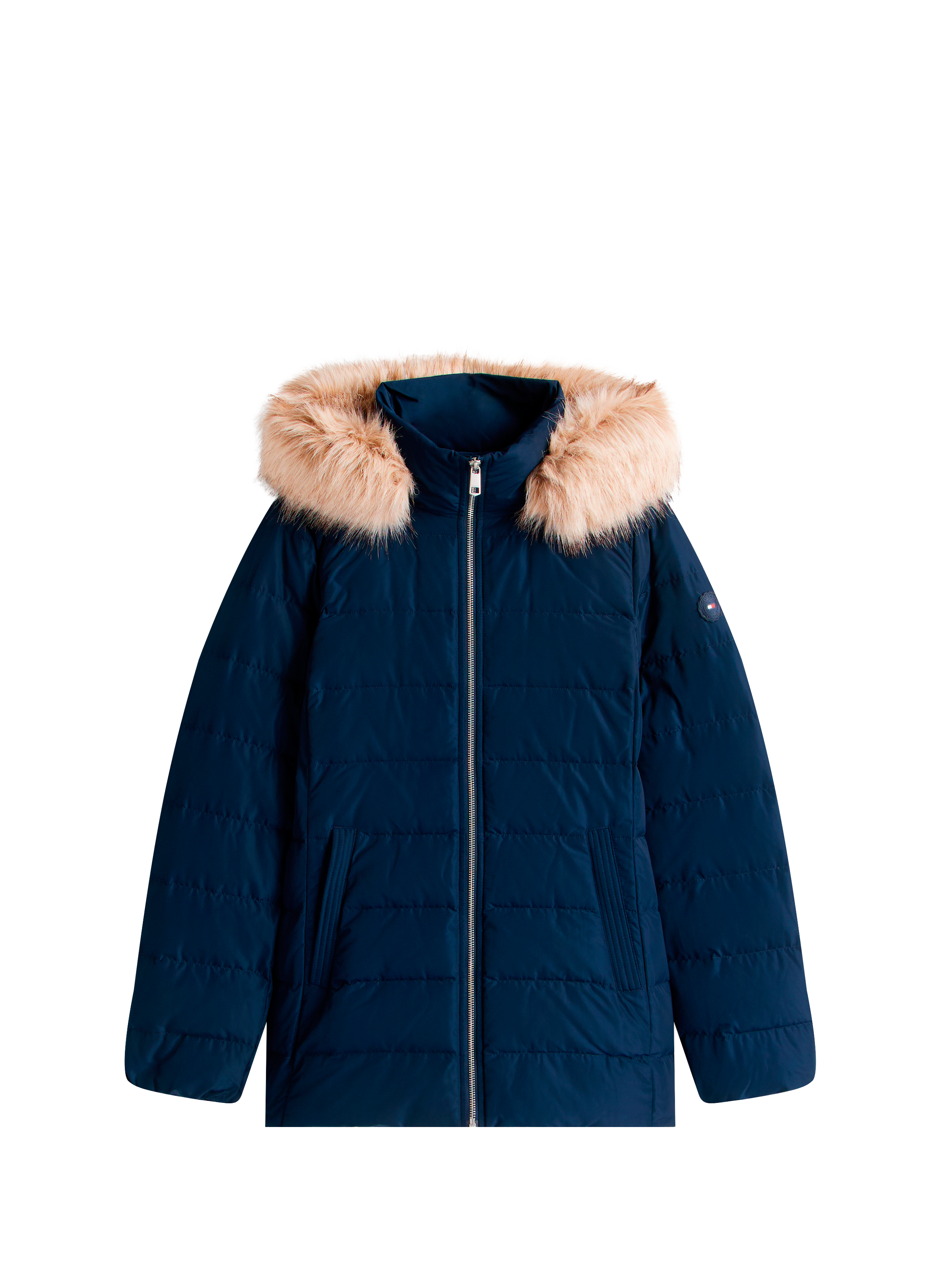 Hooded down jacket TOMMY HILFIGER Blue