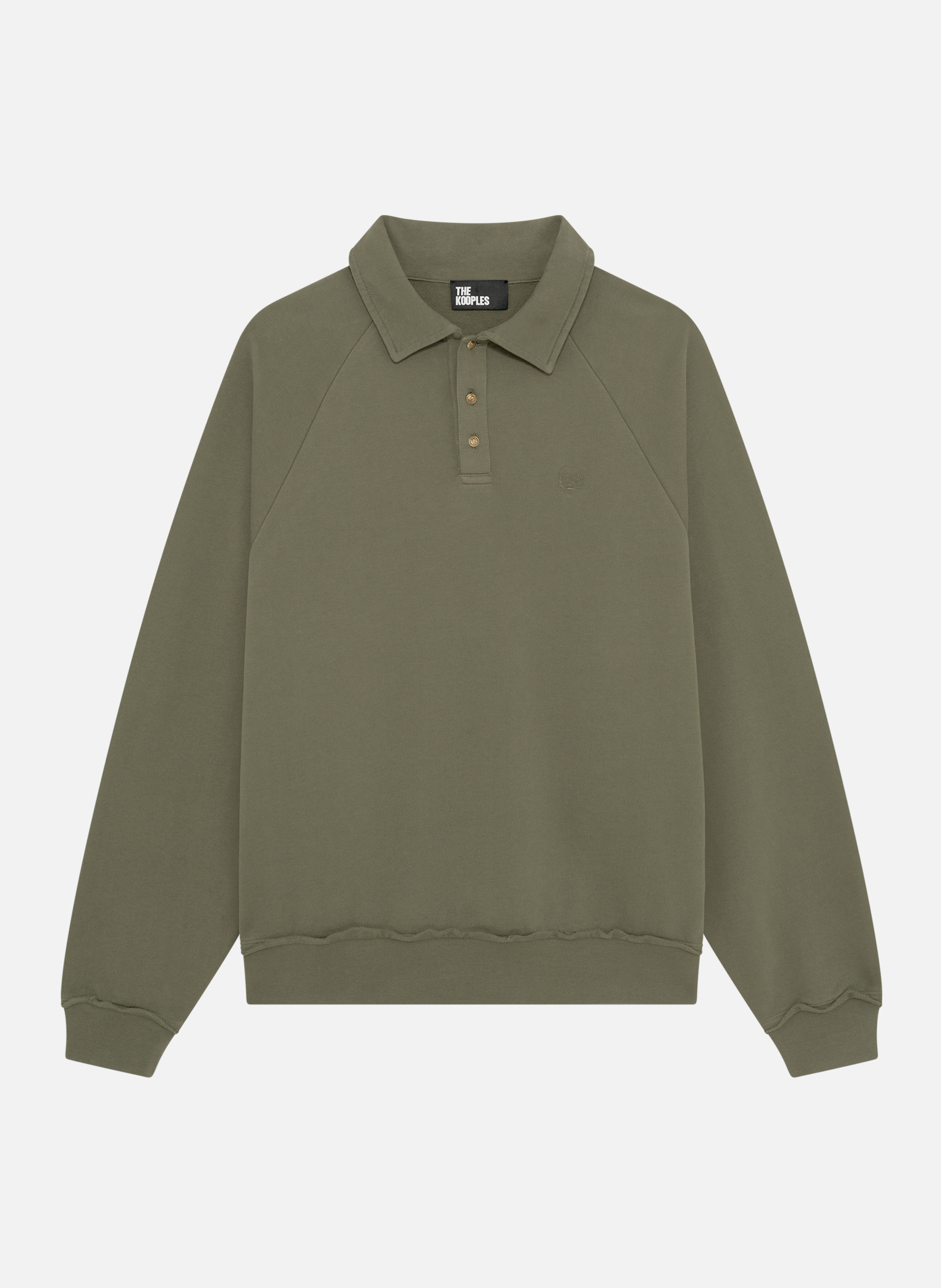 Sweatshirt col polo THE KOOPLES Vert