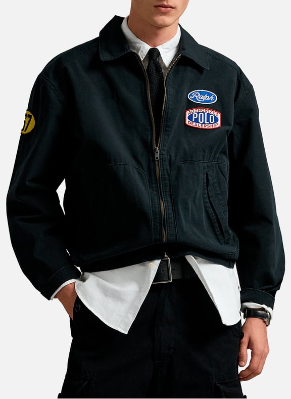 Blouson en coton Noir by POLO RALPH LAUREN POLO RALPH LAUREN Blouson en coton Noir