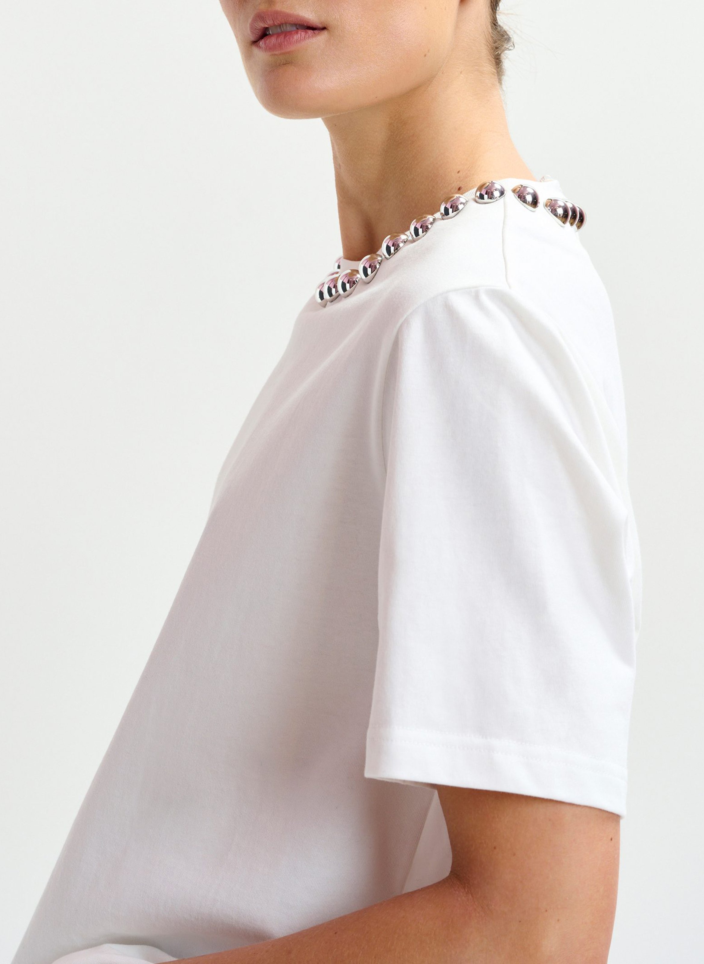 Top droit en coton Intenso ESSENTIEL ANTWERP Blanc