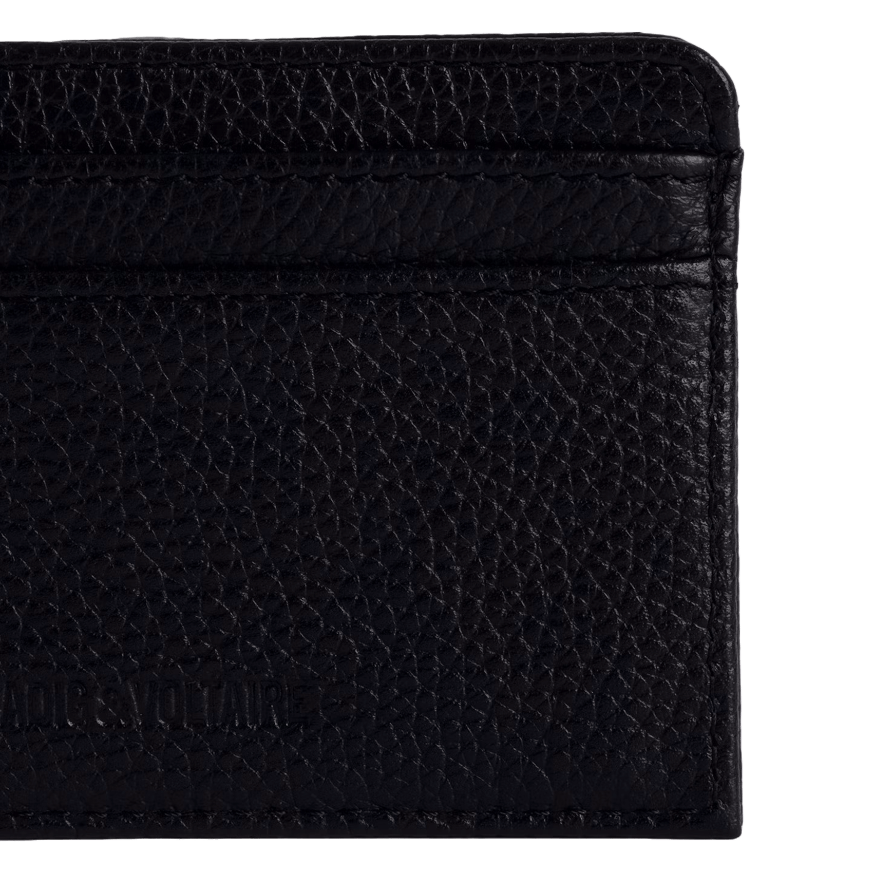 Porte cartes en cuir zv pass ZADIG&VOLTAIRE Noir