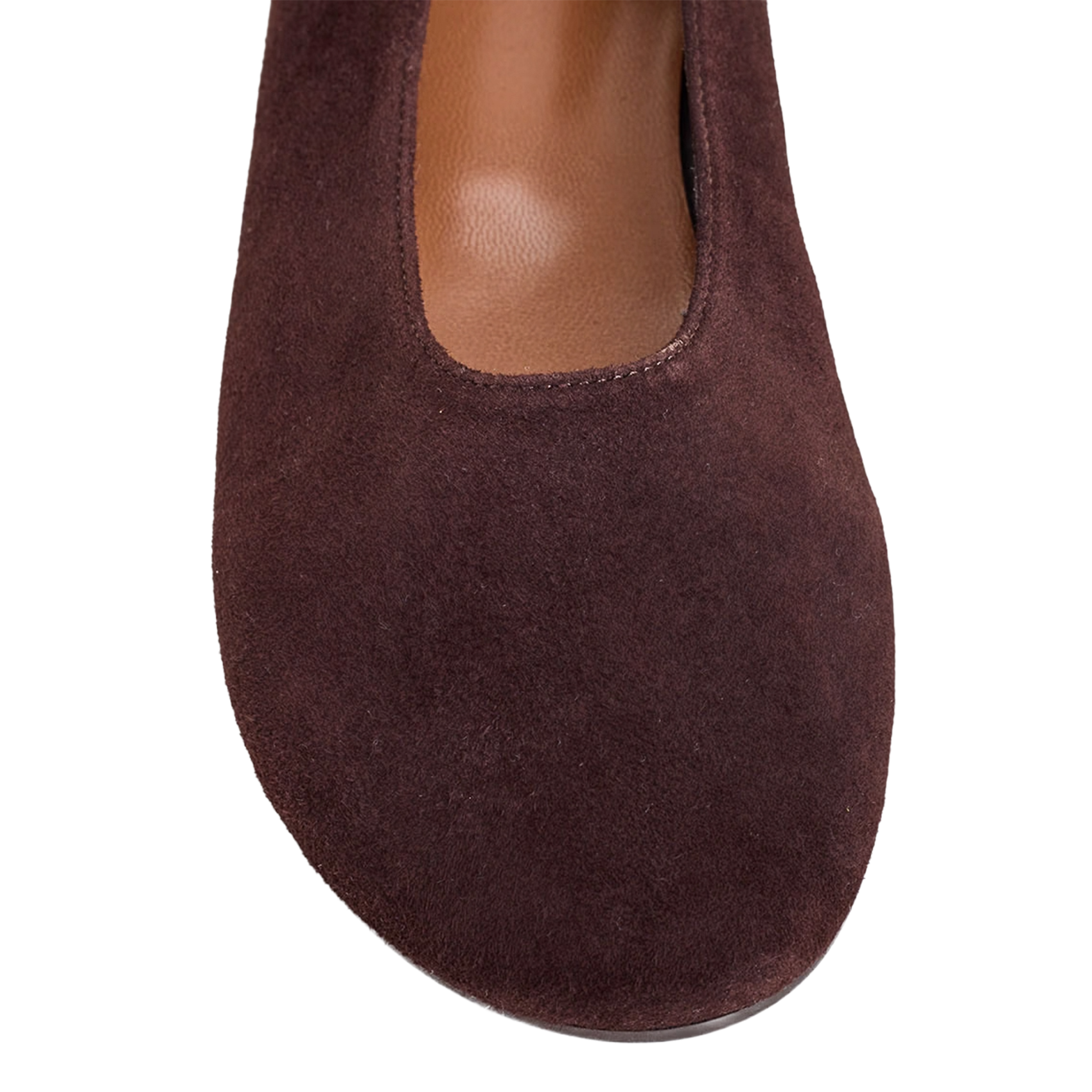 Ballerines en cuir derline JONAK Marron