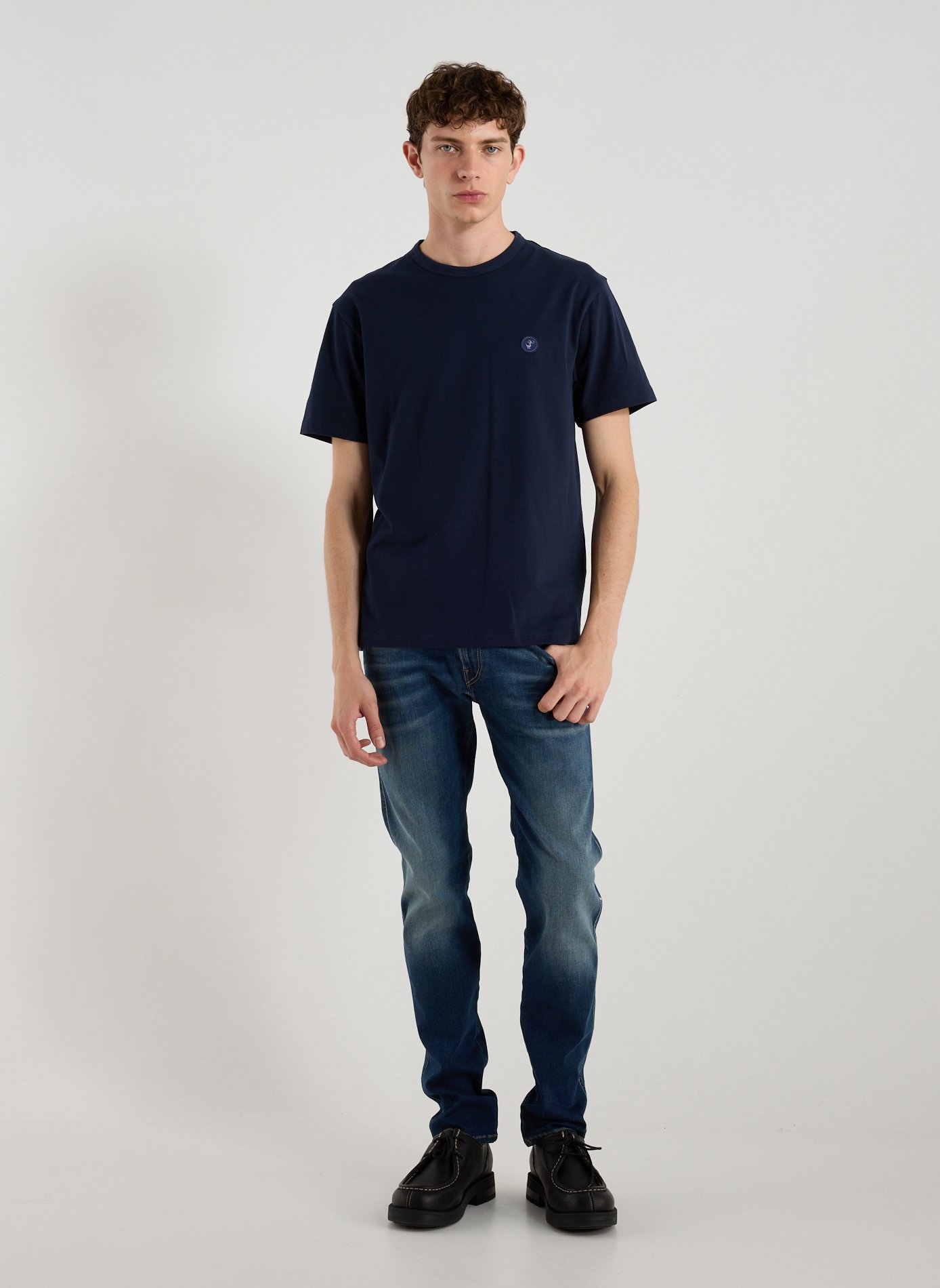 T-shirt en coton SAVE THE DUCK Bleu