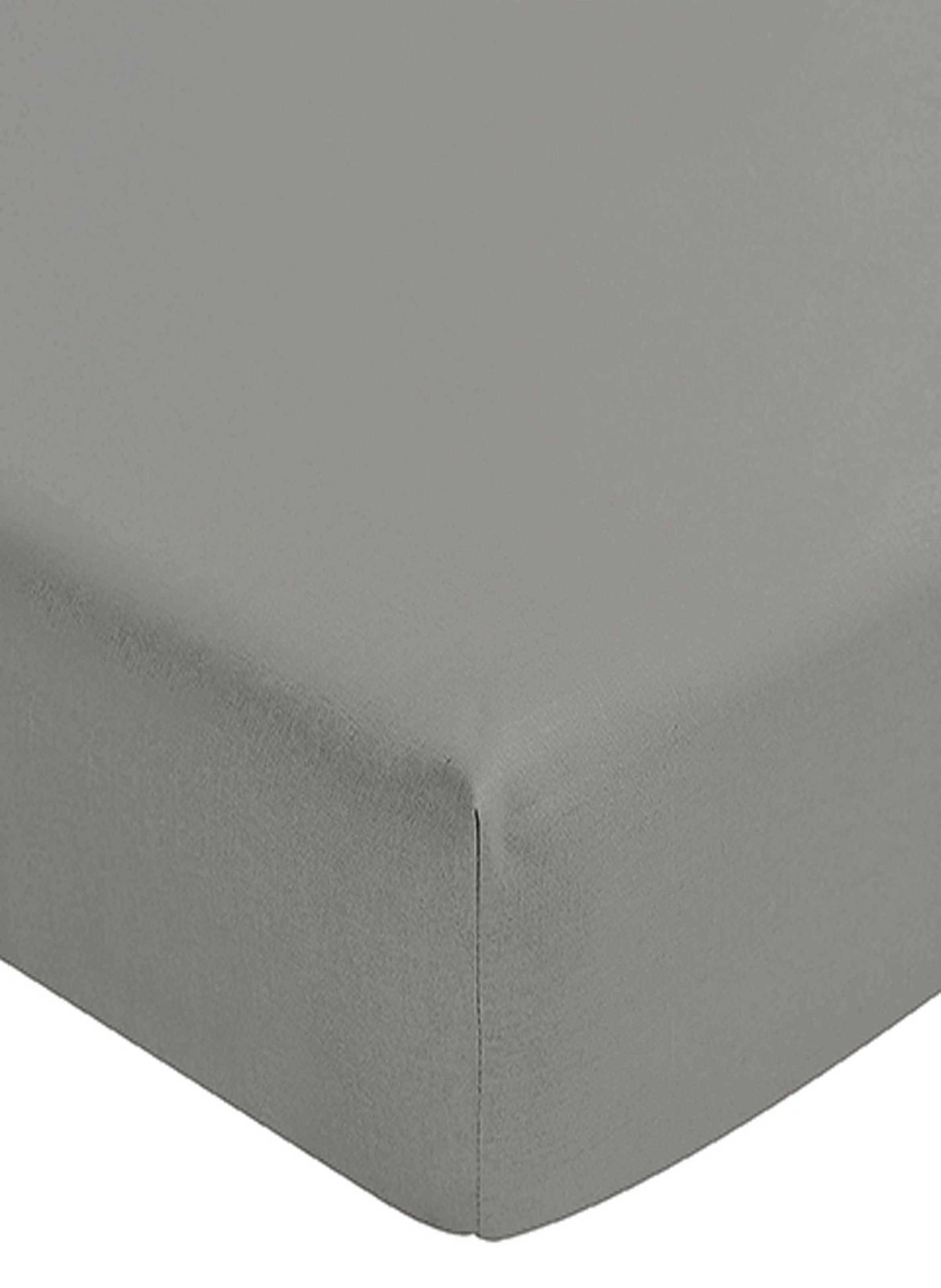 Drap housse uni en lin lavé, made in france, nouvelle vague ALEXANDRE TURPAULT Gris