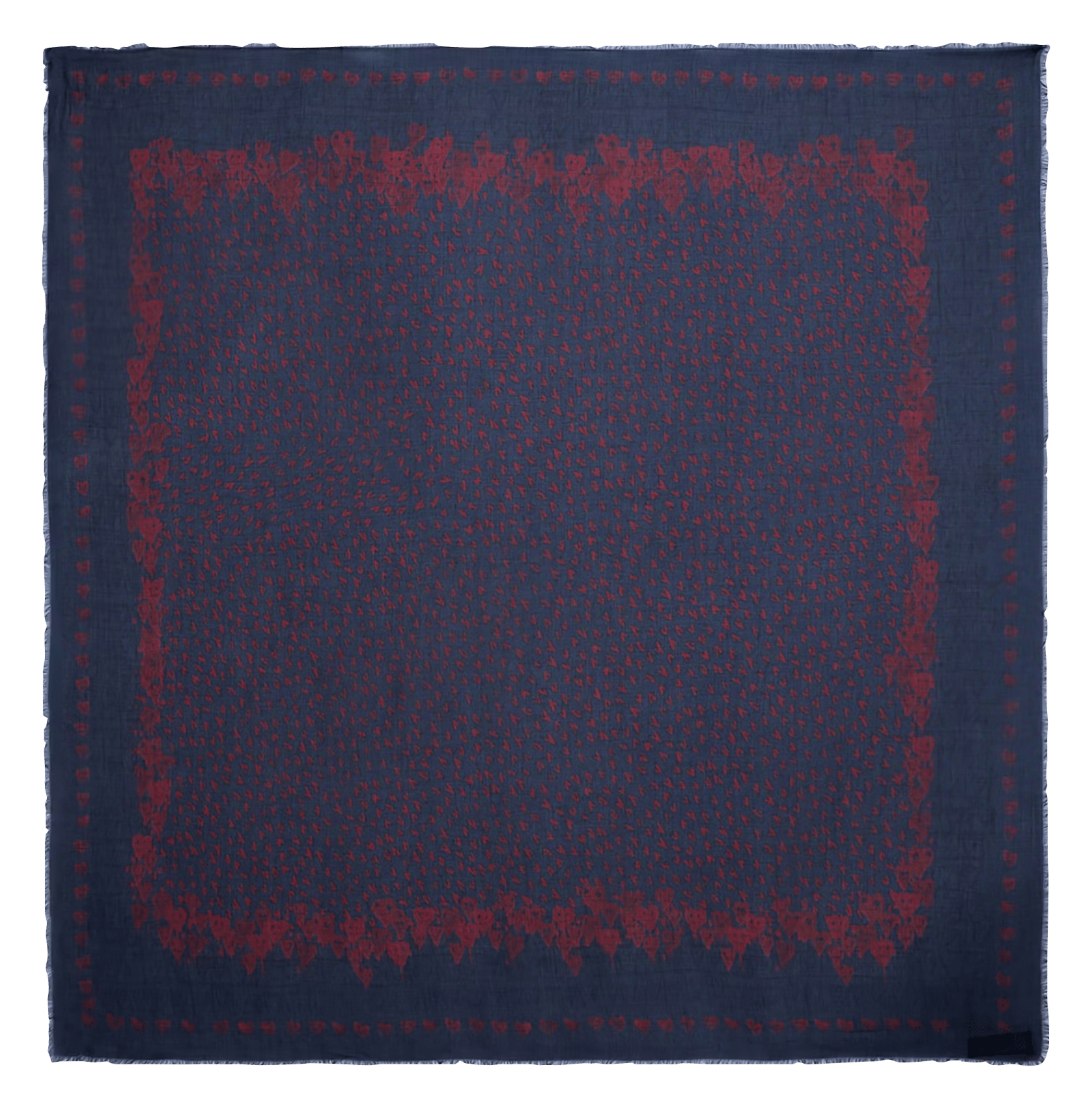 Foulard carré imprimé kerry ZADIG&VOLTAIRE Bleu