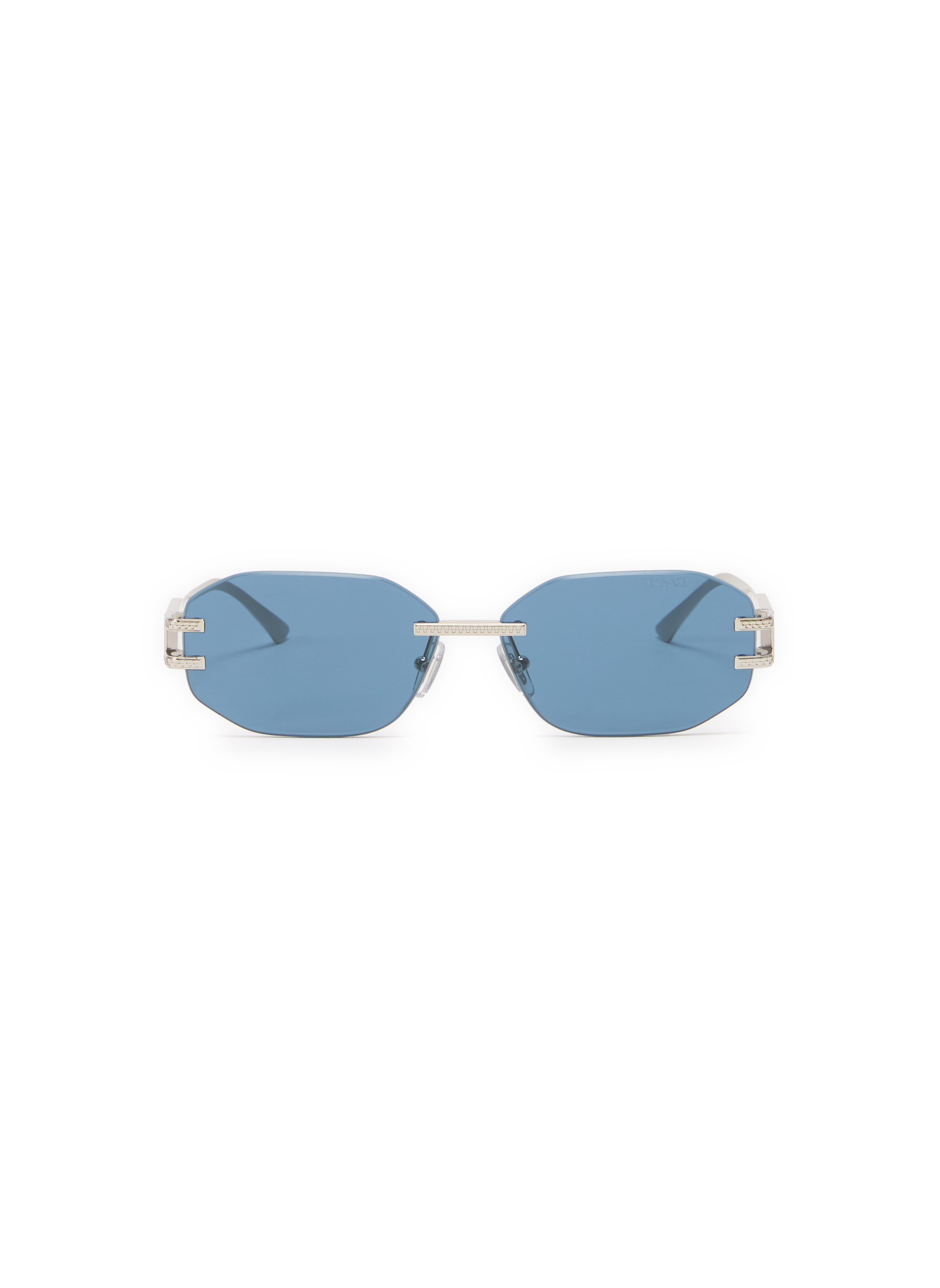 VERSACE Lunettes de soleil en métal Multicolore