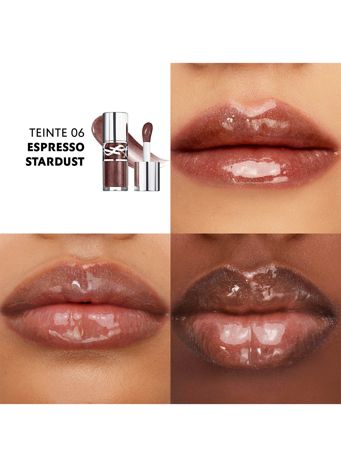 YSL Loveshine Gloss soin effet repulpant YVES SAINT LAURENT 6 espresso stardust
