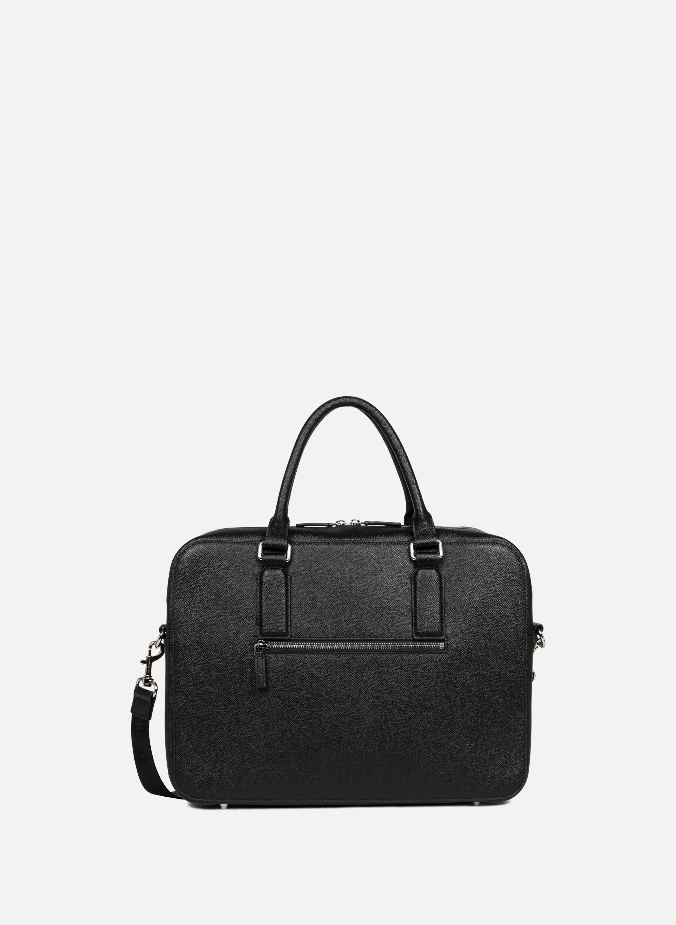 Portfolio document holder bag - Delphino Lucas LANCASTER Black