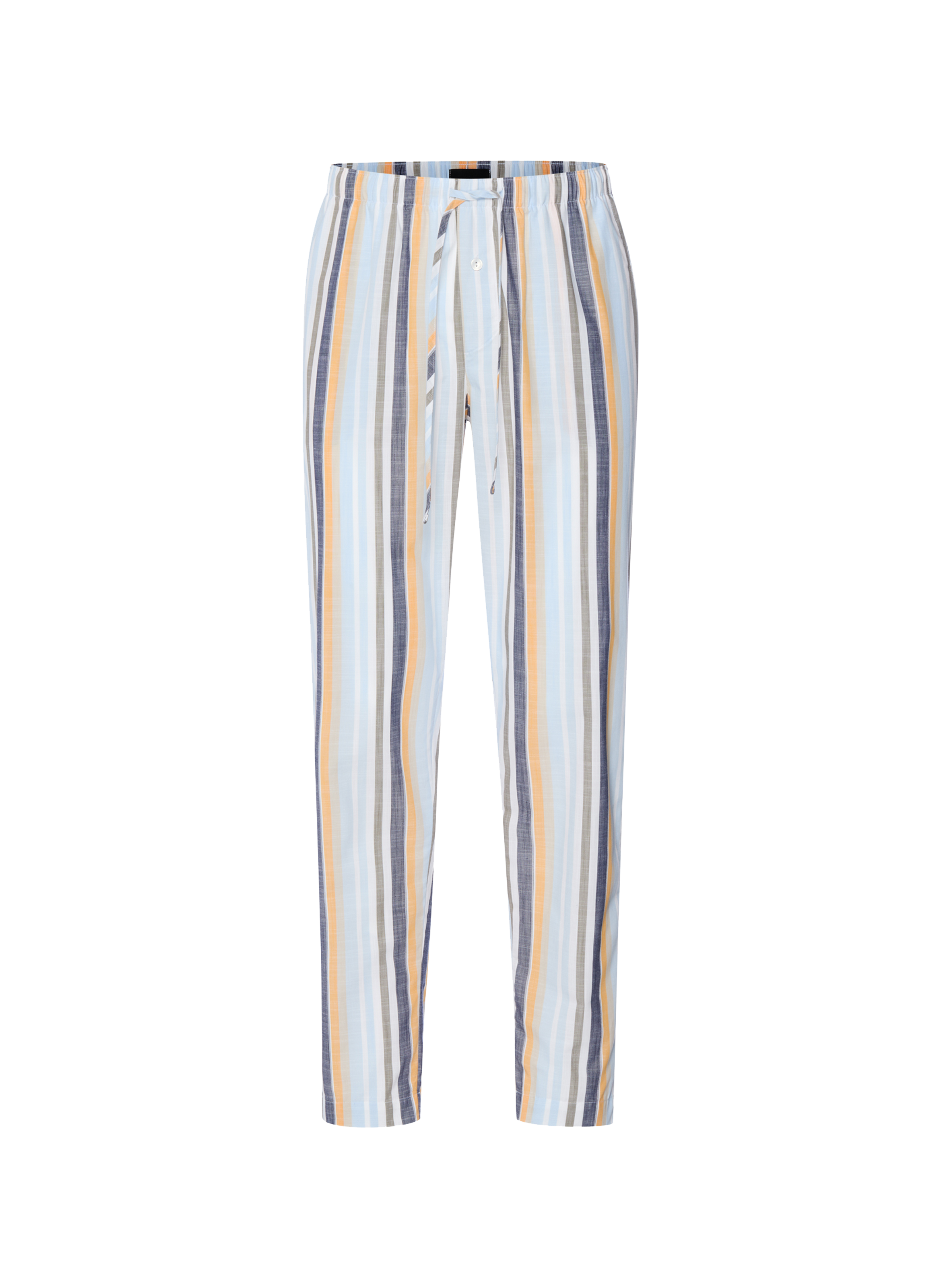 Pantalon droit rayé en coton HANRO Multicolore