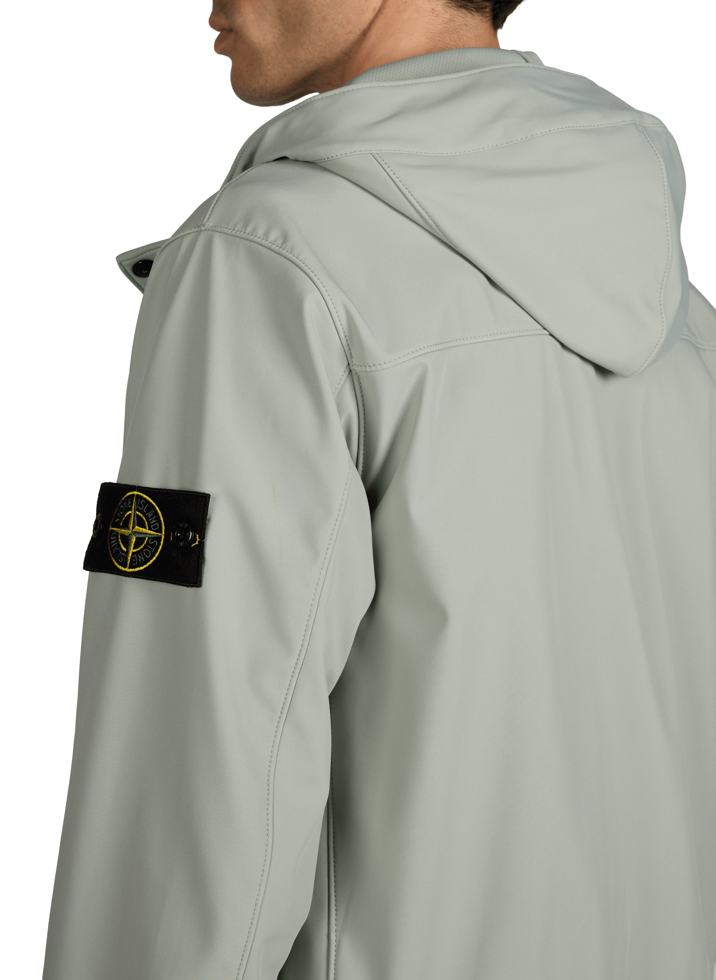 Blouson Light Soft Shell-R STONE ISLAND Vert