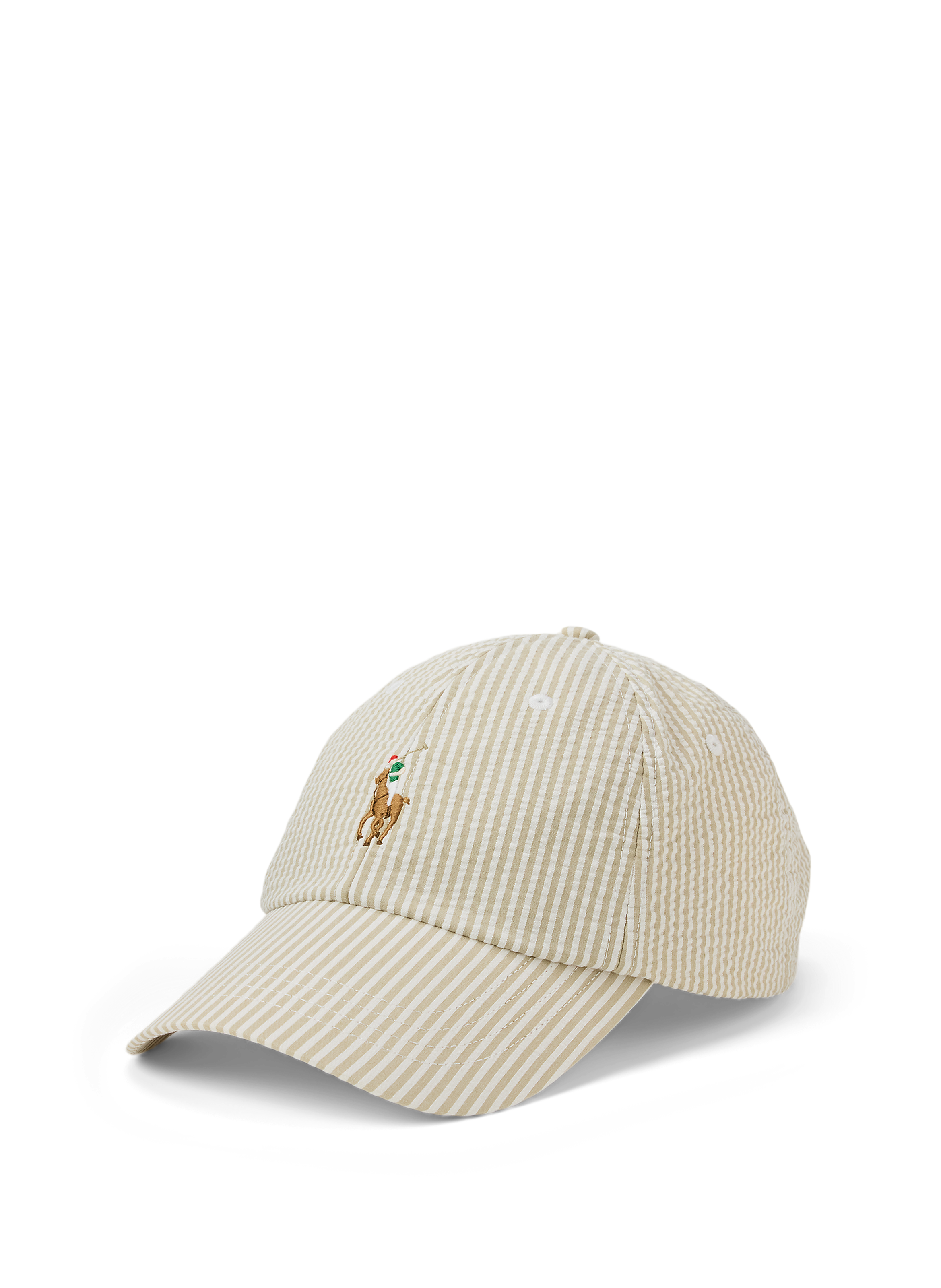Striped baseball cap POLO RALPH LAUREN Beige