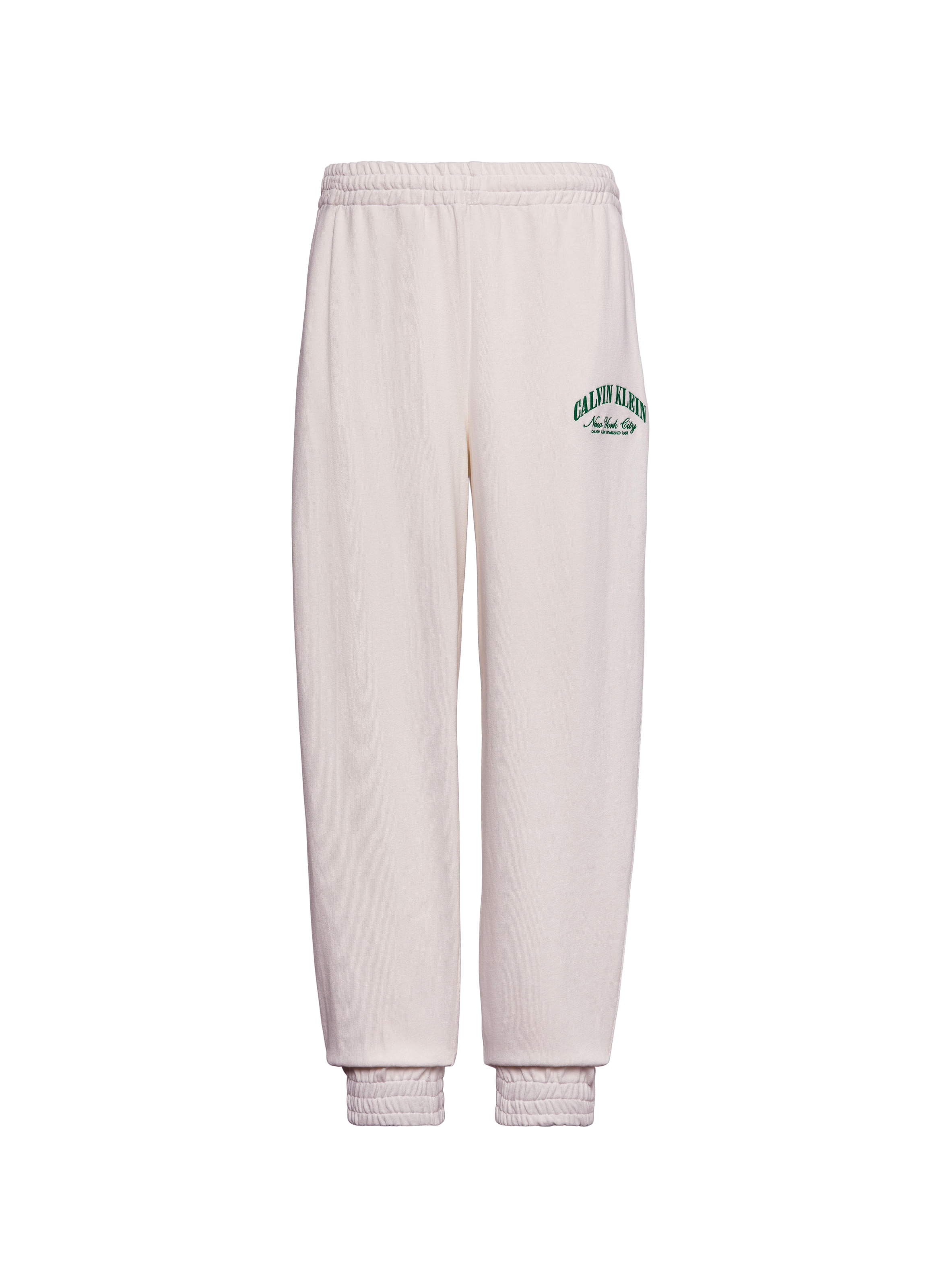 Pantalon de jogging en coton CALVIN KLEIN Beige