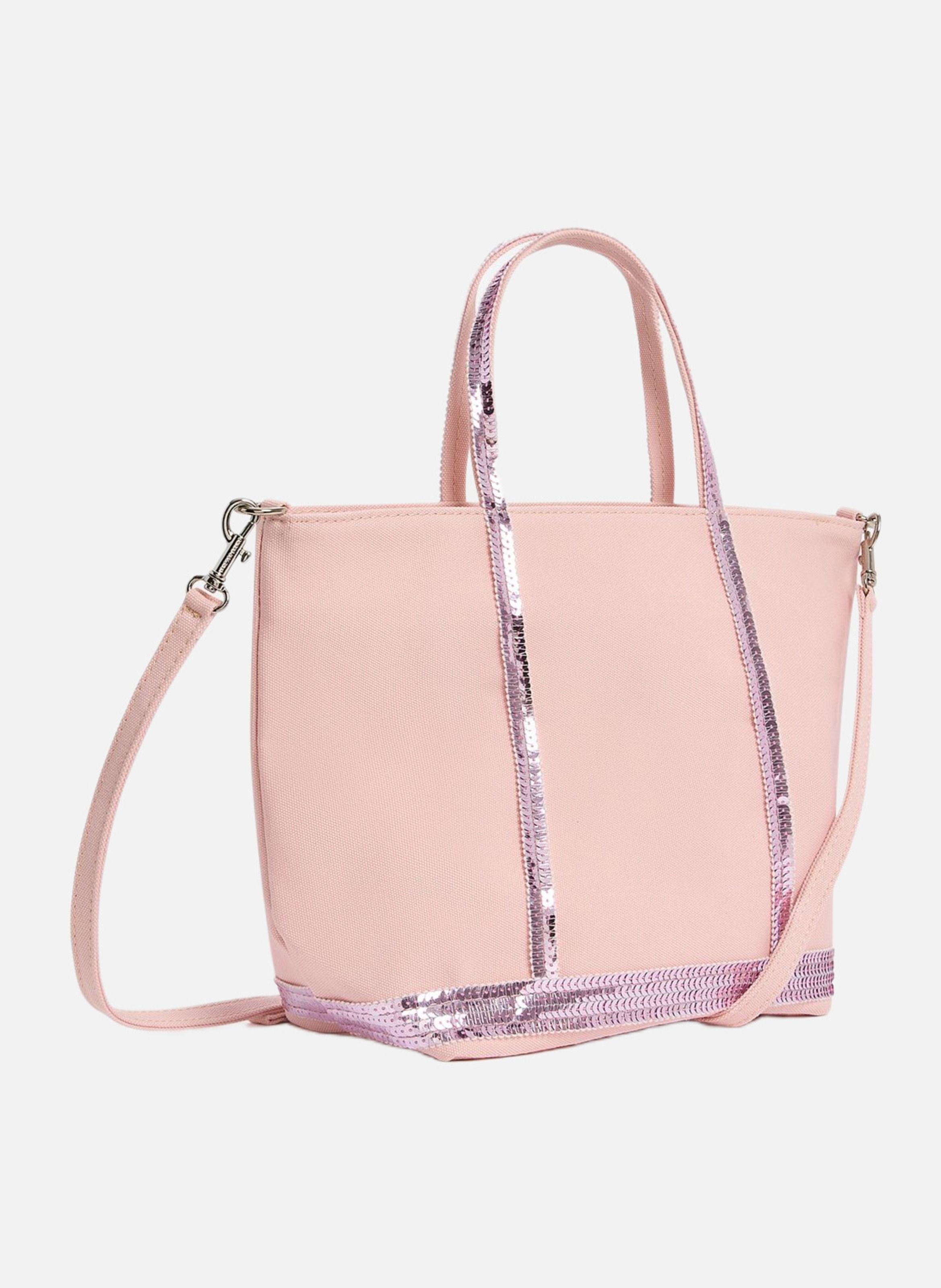 Cabas s zippé en toile VANESSA BRUNO Violet