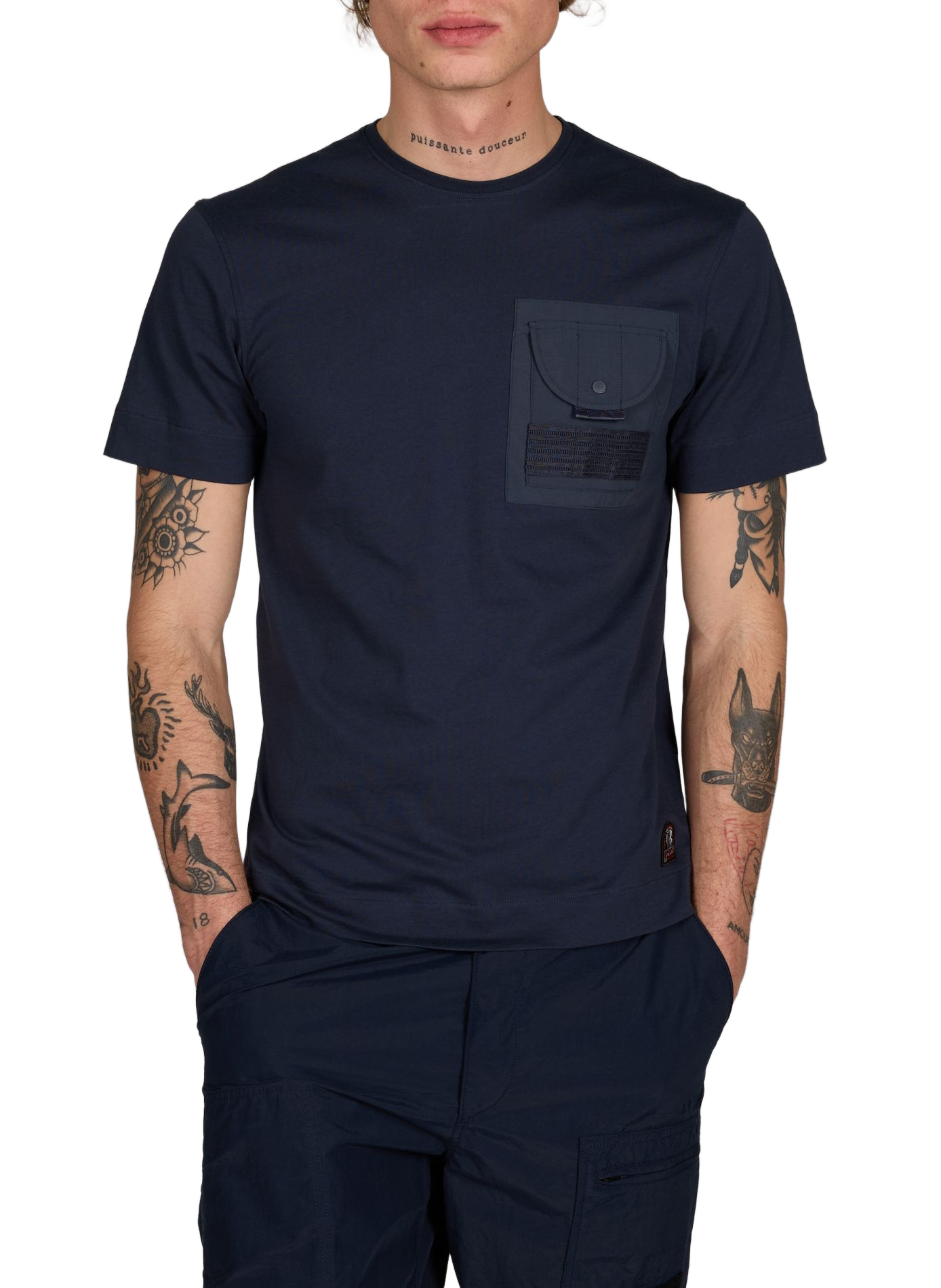 Cotton T-shirt PARAJUMPERS Blue