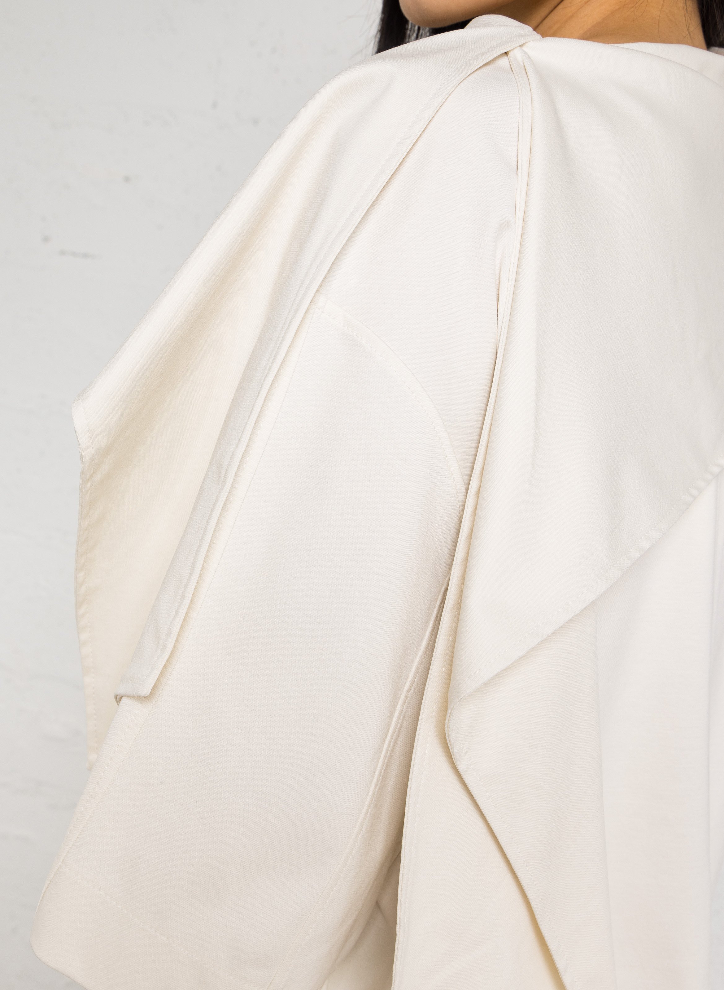 Top col rond en coton bio helena SOEUR Blanc