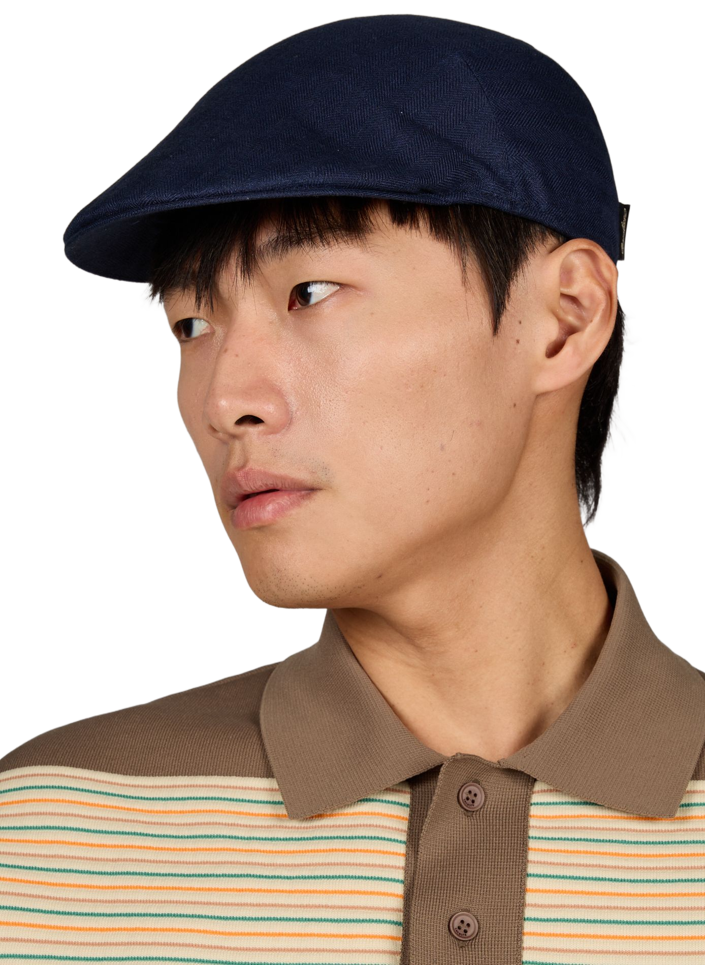 Mütze aus Leinen von Parigi. BORSALINO Blau