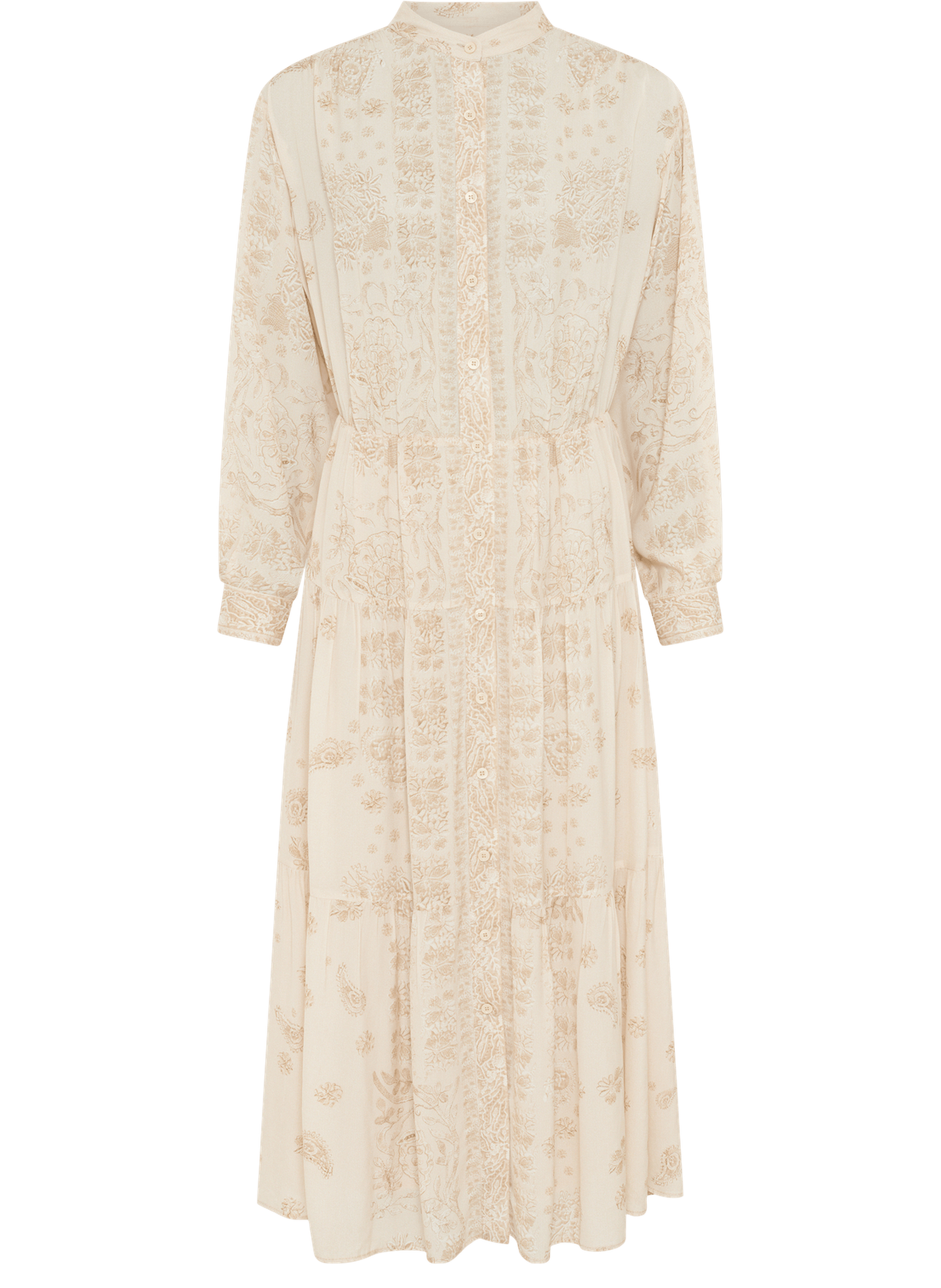 Robe longue à broderies - rishana GERARD DAREL Beige