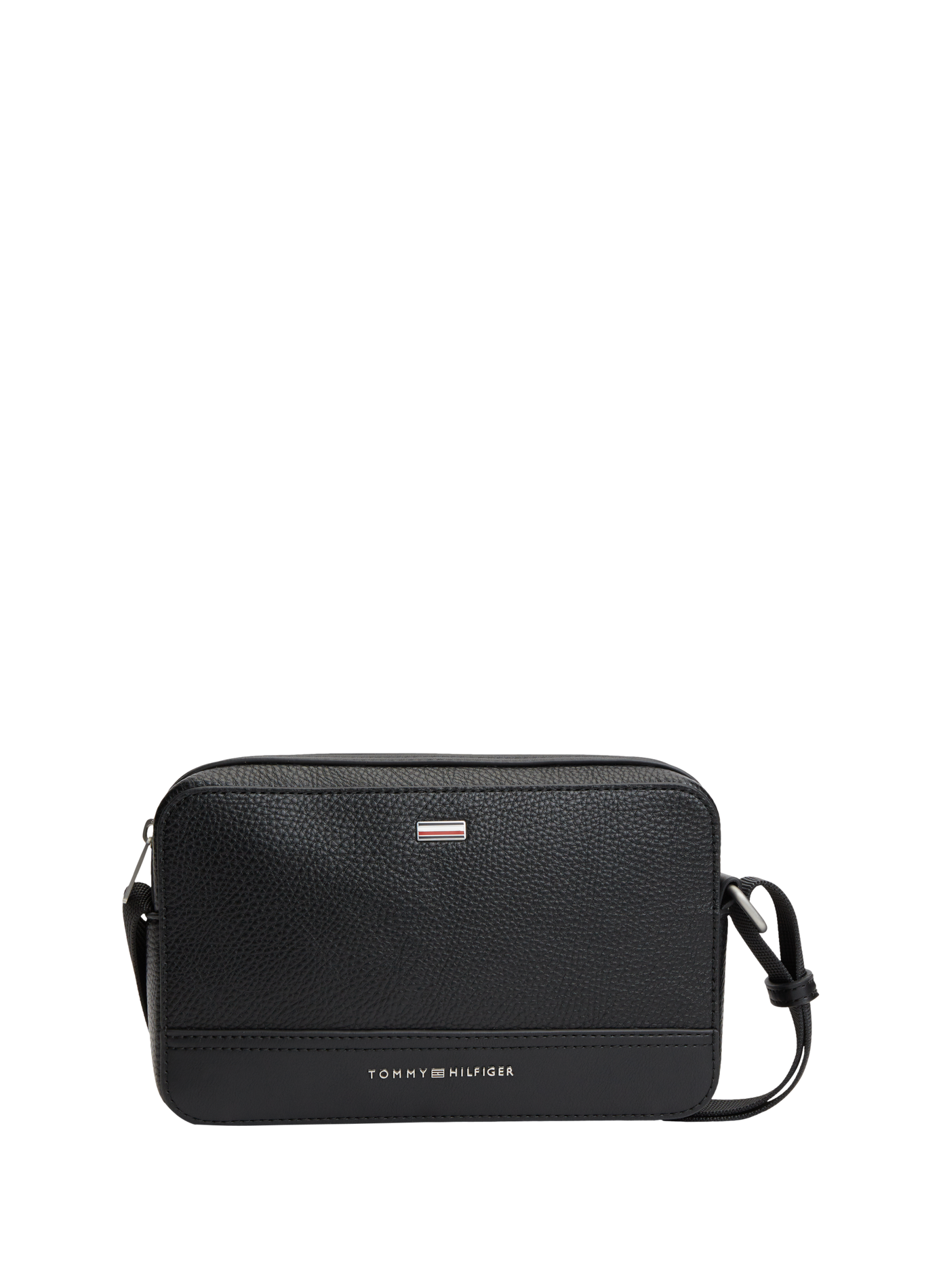 Sac texturé à bandoulière réglable TOMMY HILFIGER Noir