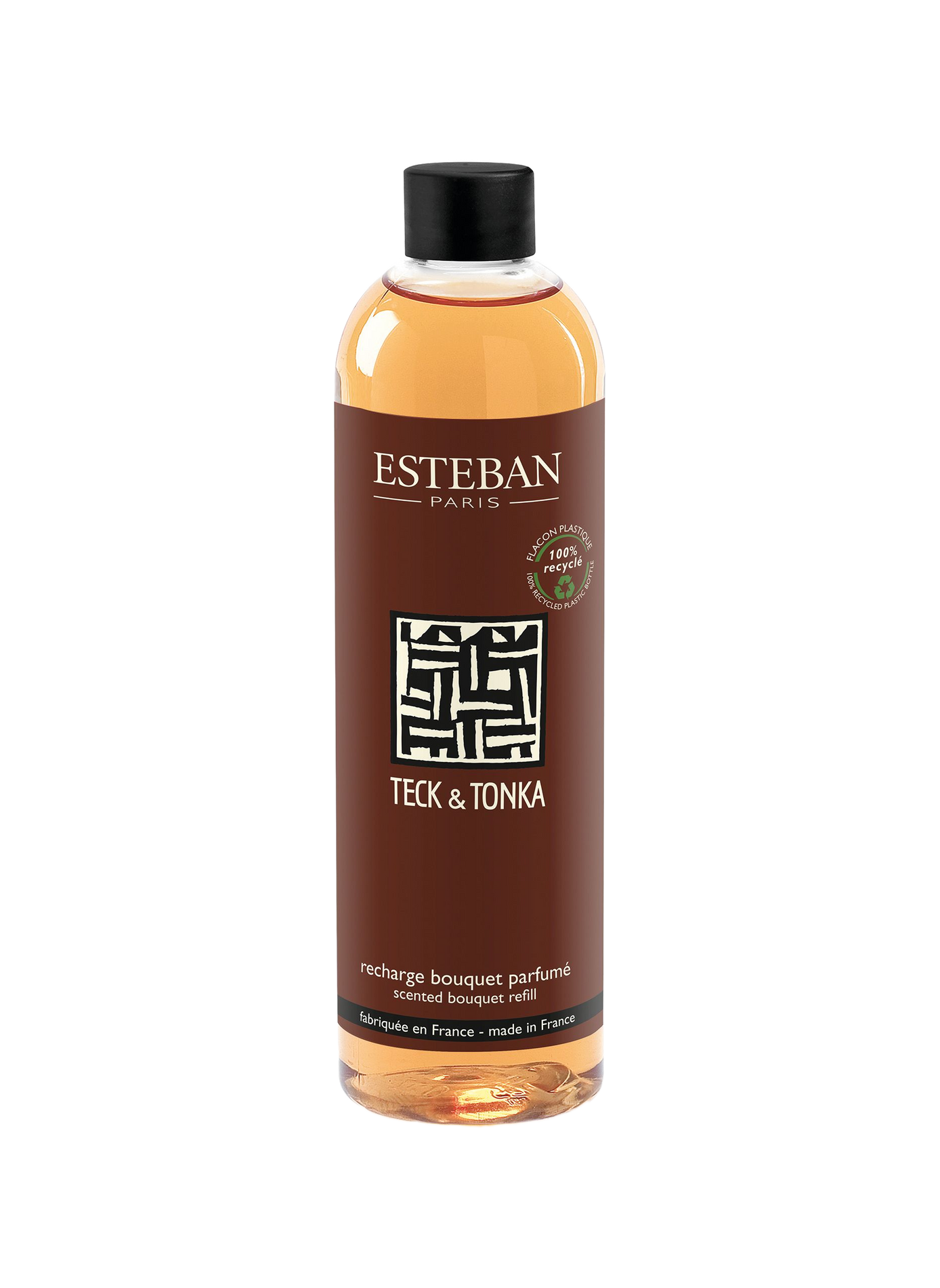Recharge de parfum Teck & Tonka 250 ml ESTEBAN Marron