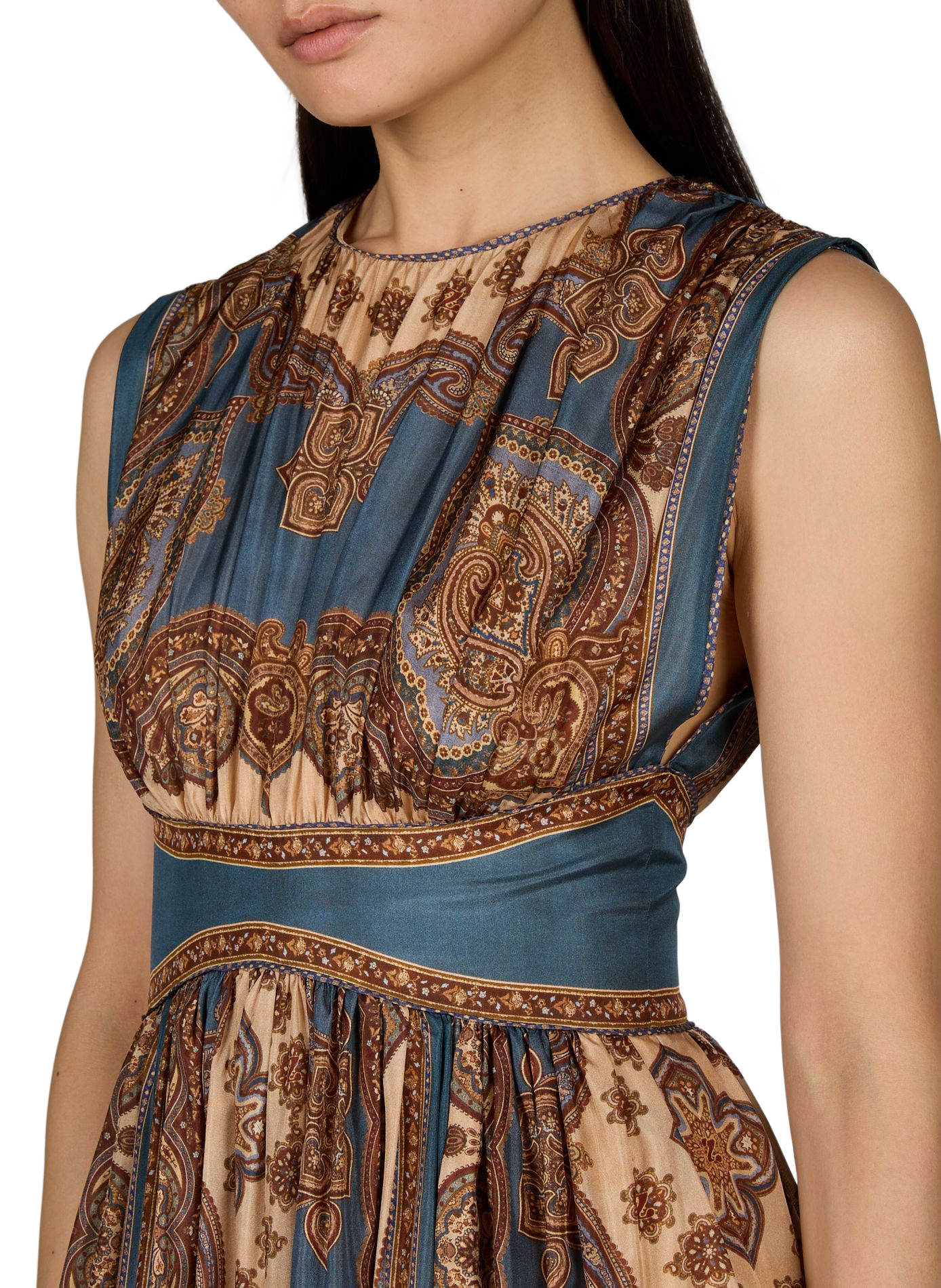 Printed maxi dress ZIMMERMANN Brown