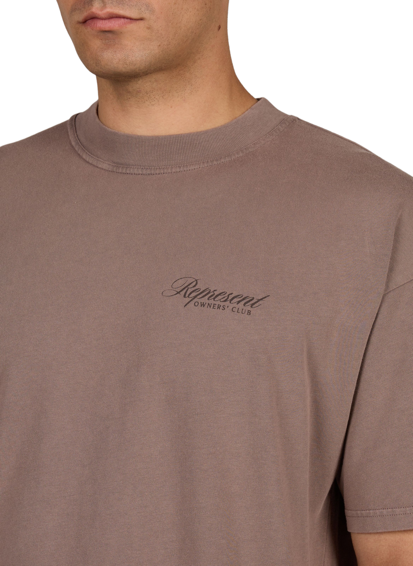 Tee-shirt en coton REPRESENT Marron