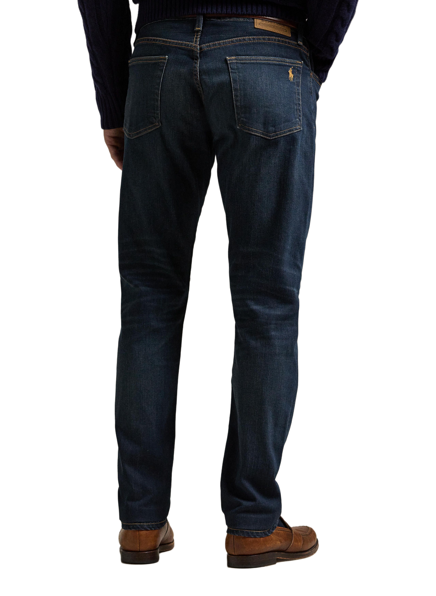Straight-leg cotton-blend jeans POLO RALPH LAUREN Blue