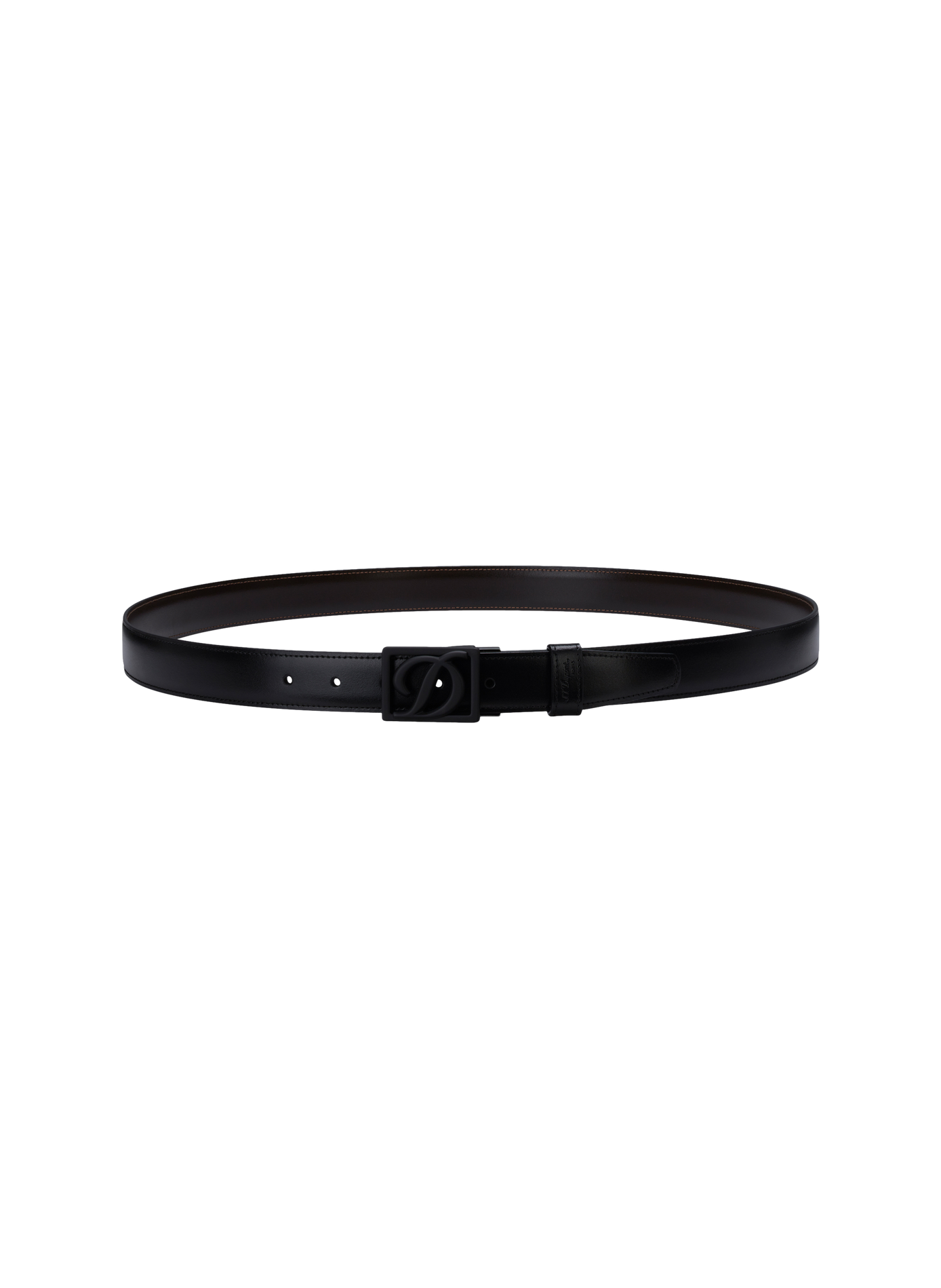 Leather Line D Belt S.T. DUPONT Black