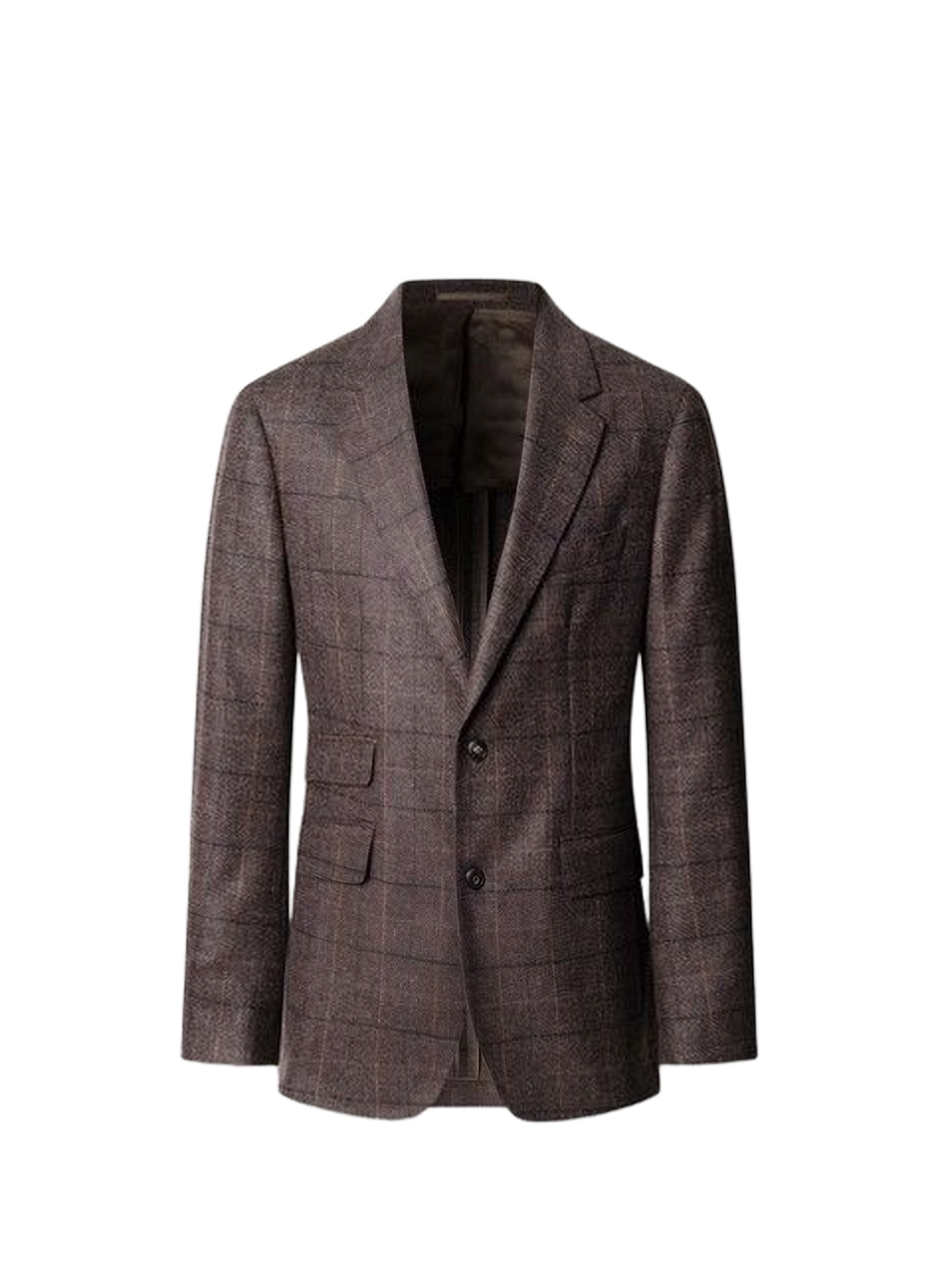 Straight check blazer HACKETT Brown