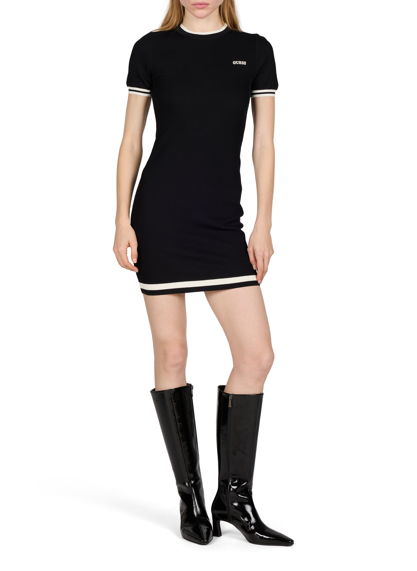 Plain Gabry short dress GUESS Black