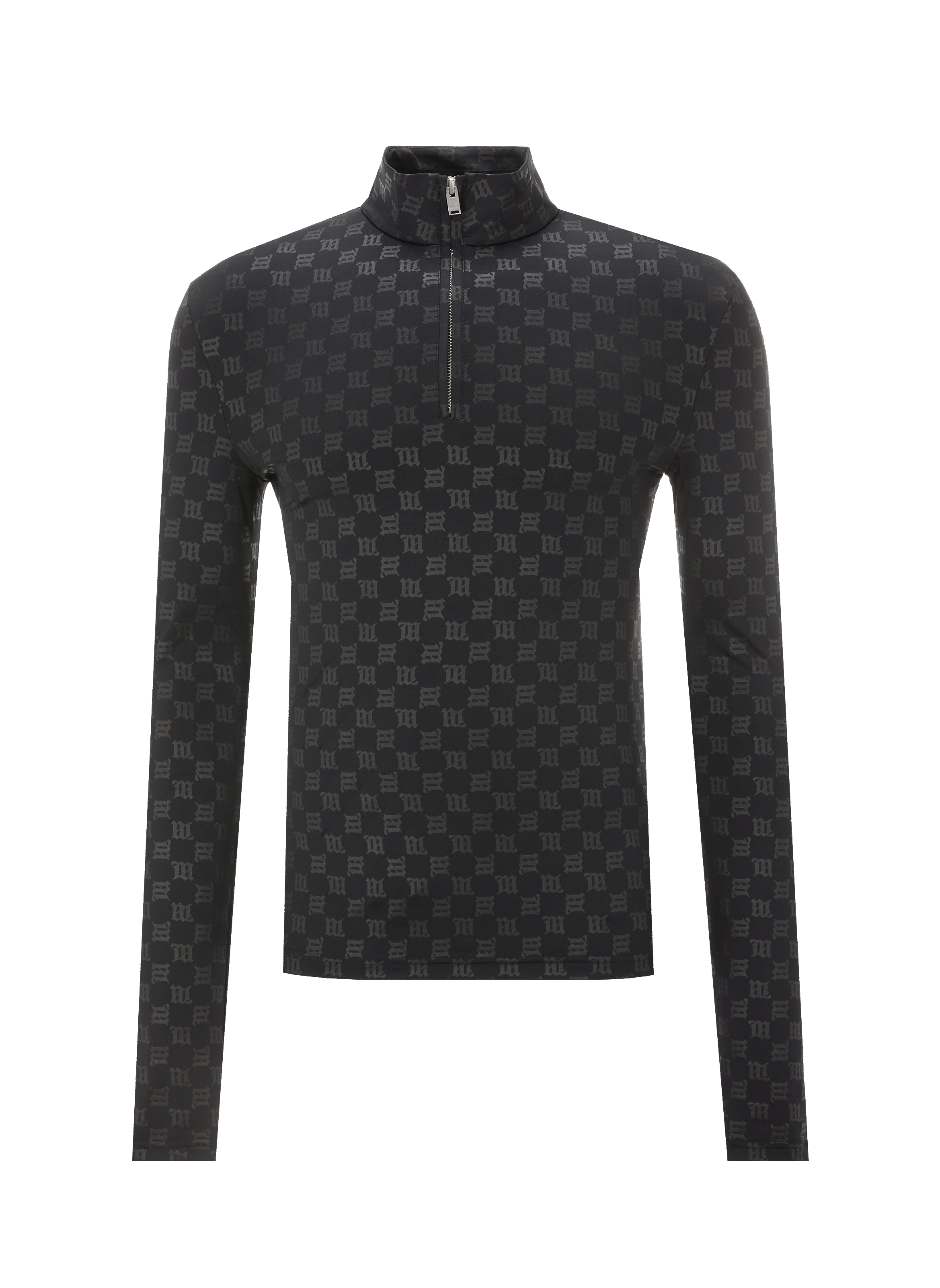 MISBHV Top monogrammé Noir