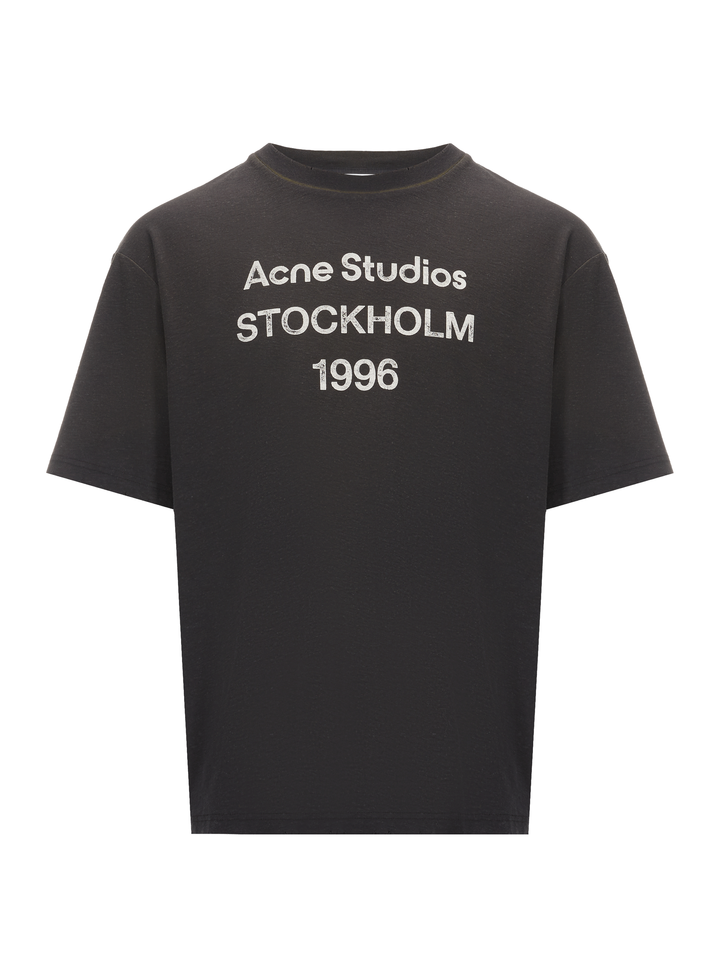 ACNE STUDIOS T-shirt large en coton Noir