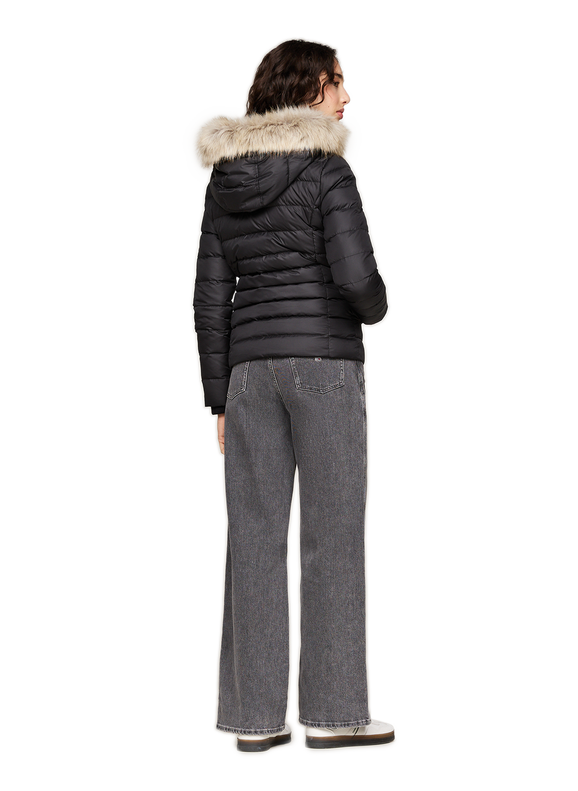 Doudoune à capuche  TOMMY HILFIGER Noir