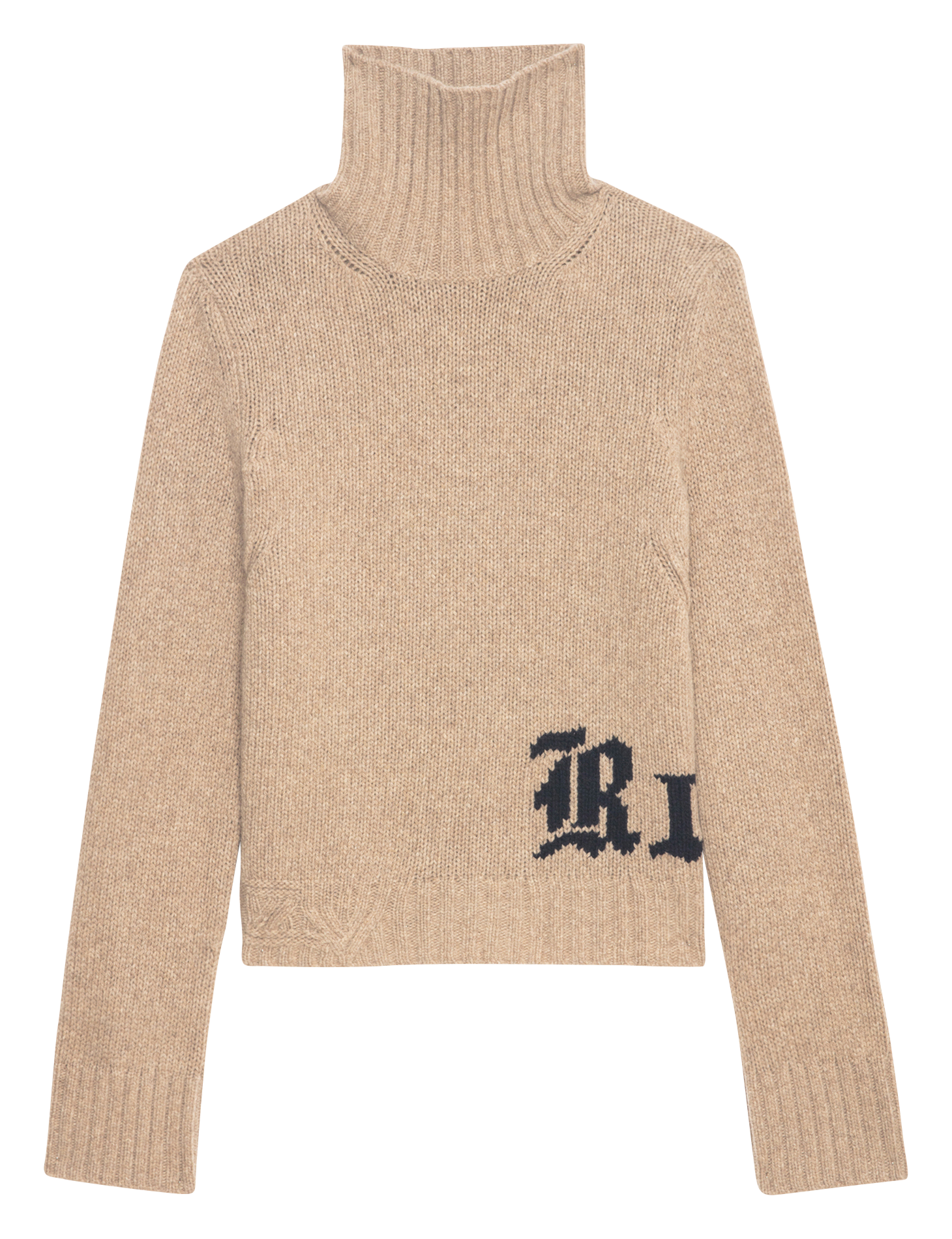 Pull imprimé en laine mérinos nalma ZADIG&VOLTAIRE Beige