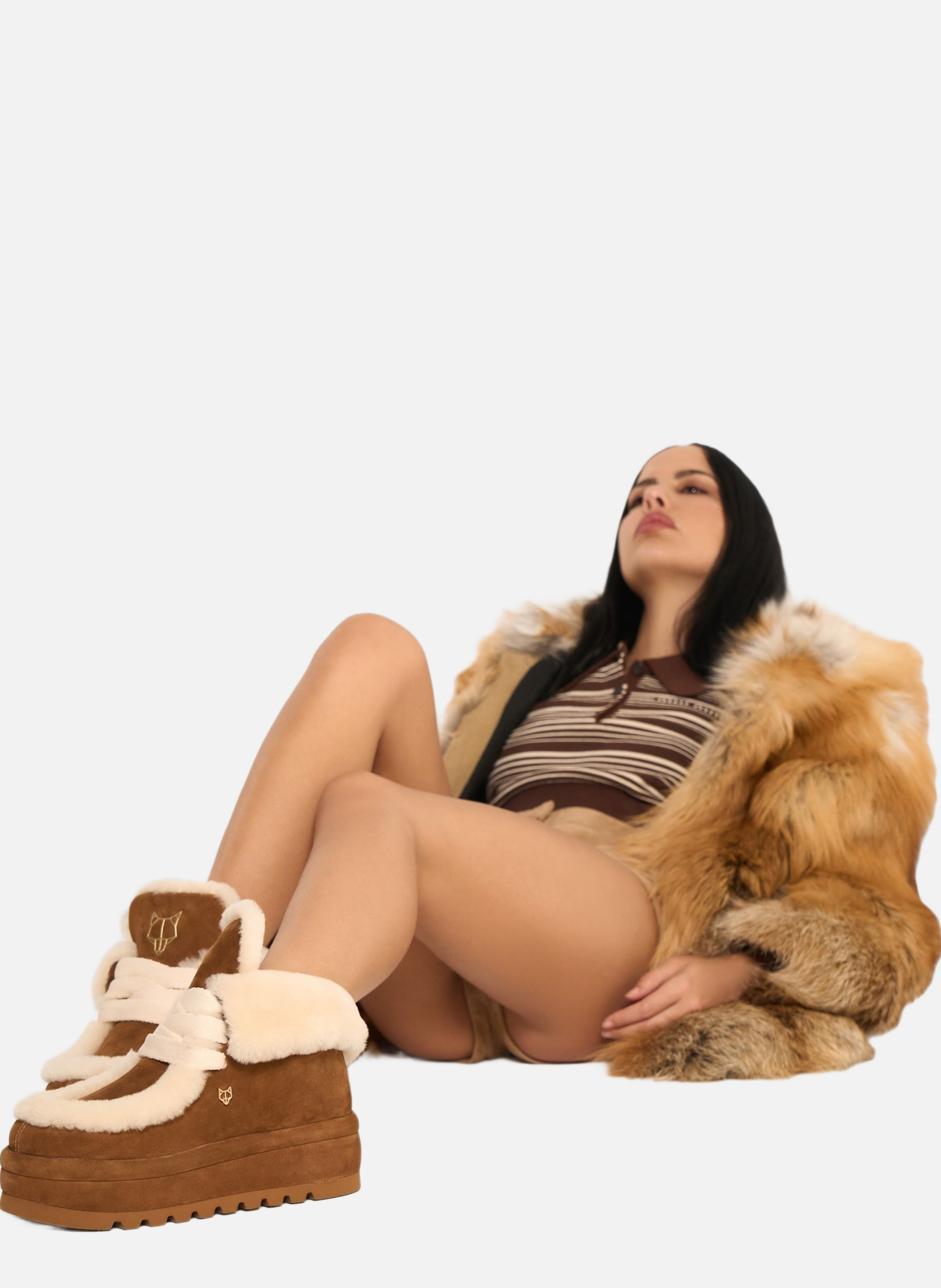 Bottes bambi NAKED WOLFE Marron